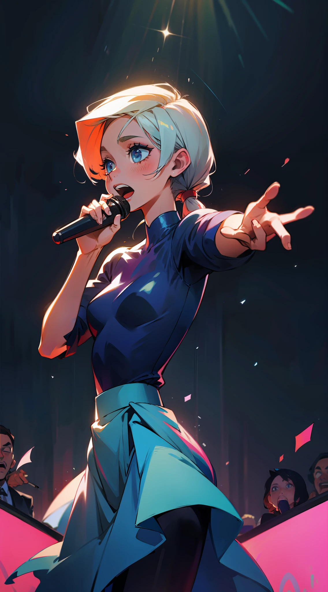 a beautiful singer