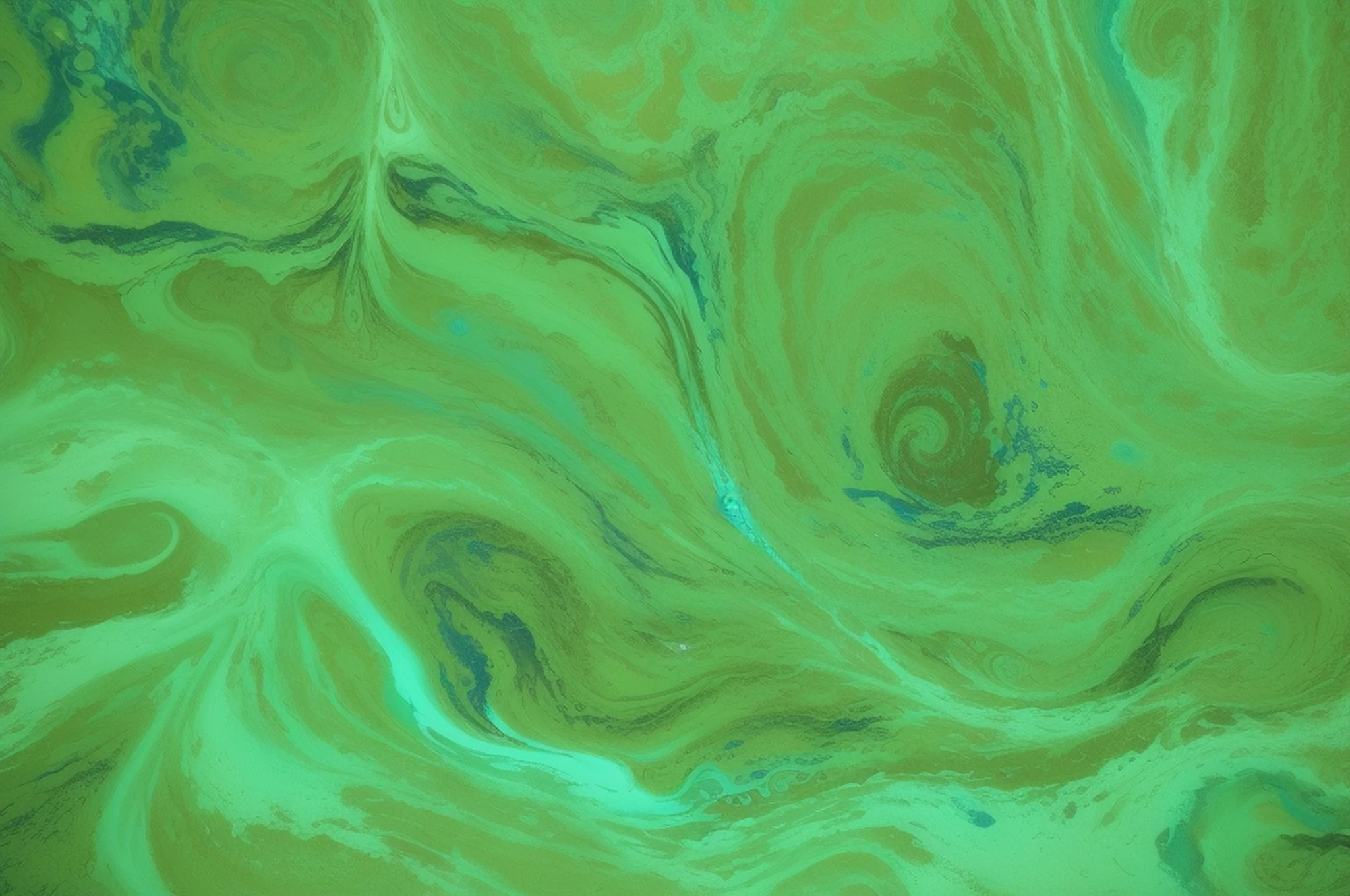 photo of ((abstract painting)), ((top view)), ((blue paint mix)), texture, ((acrylic paint)), (((swirls)), (((chaotic))), light blue, greenish blue, ((waves)), ((ink splashes)), voronoi patterns, marbled texture, wide-angle, realistic, 8K