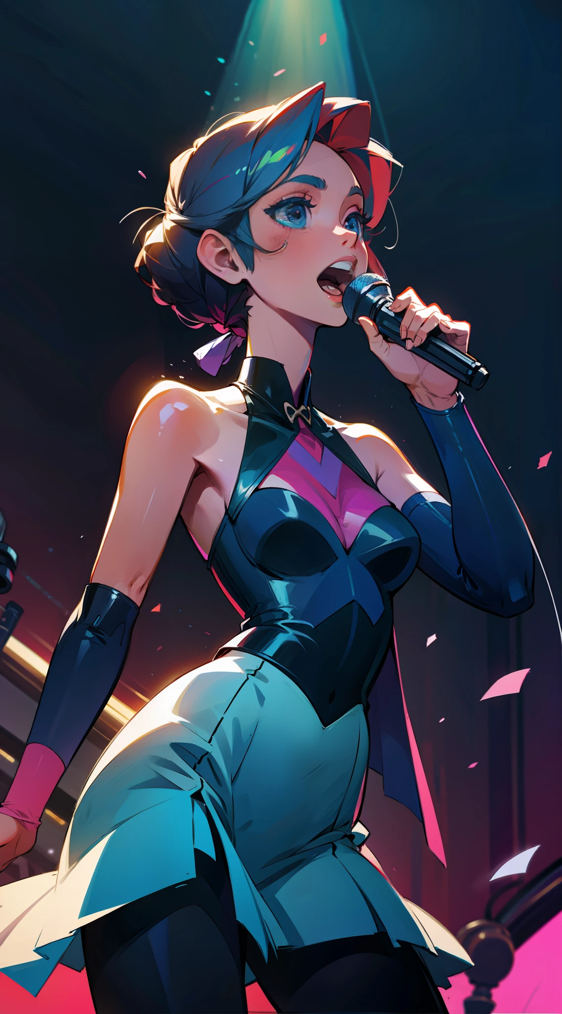 a beautiful singer