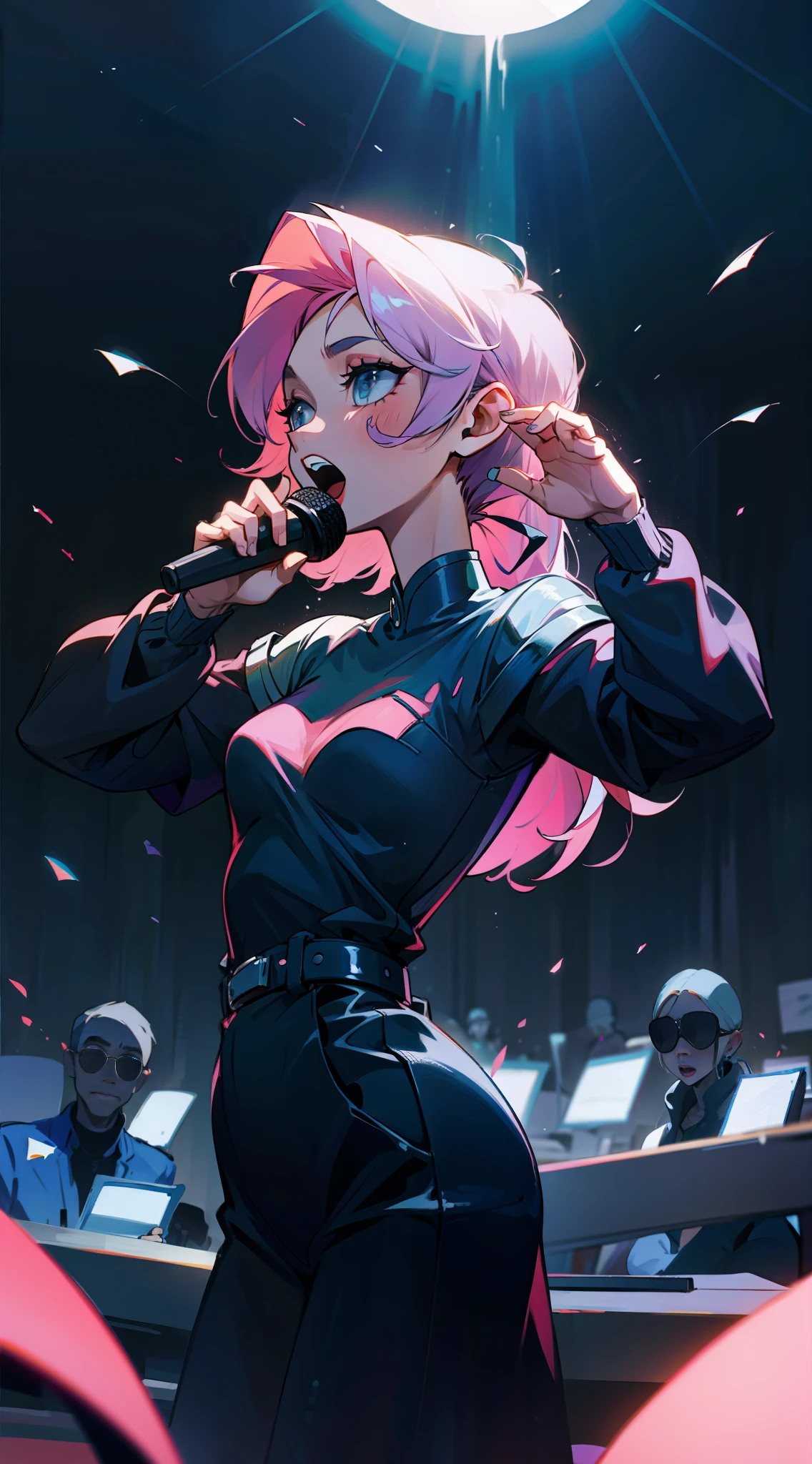 a beautiful singer