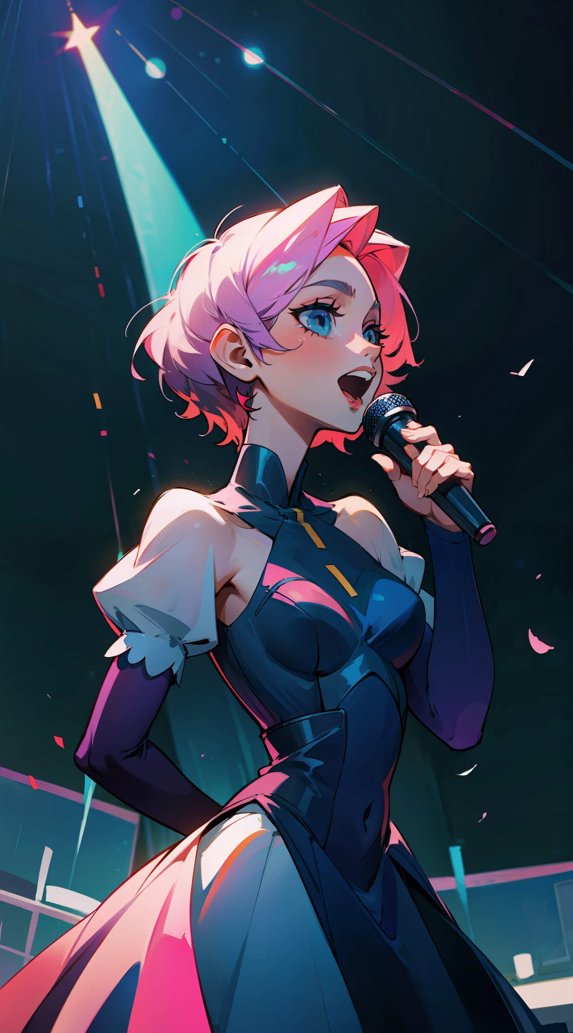 a beautiful singer