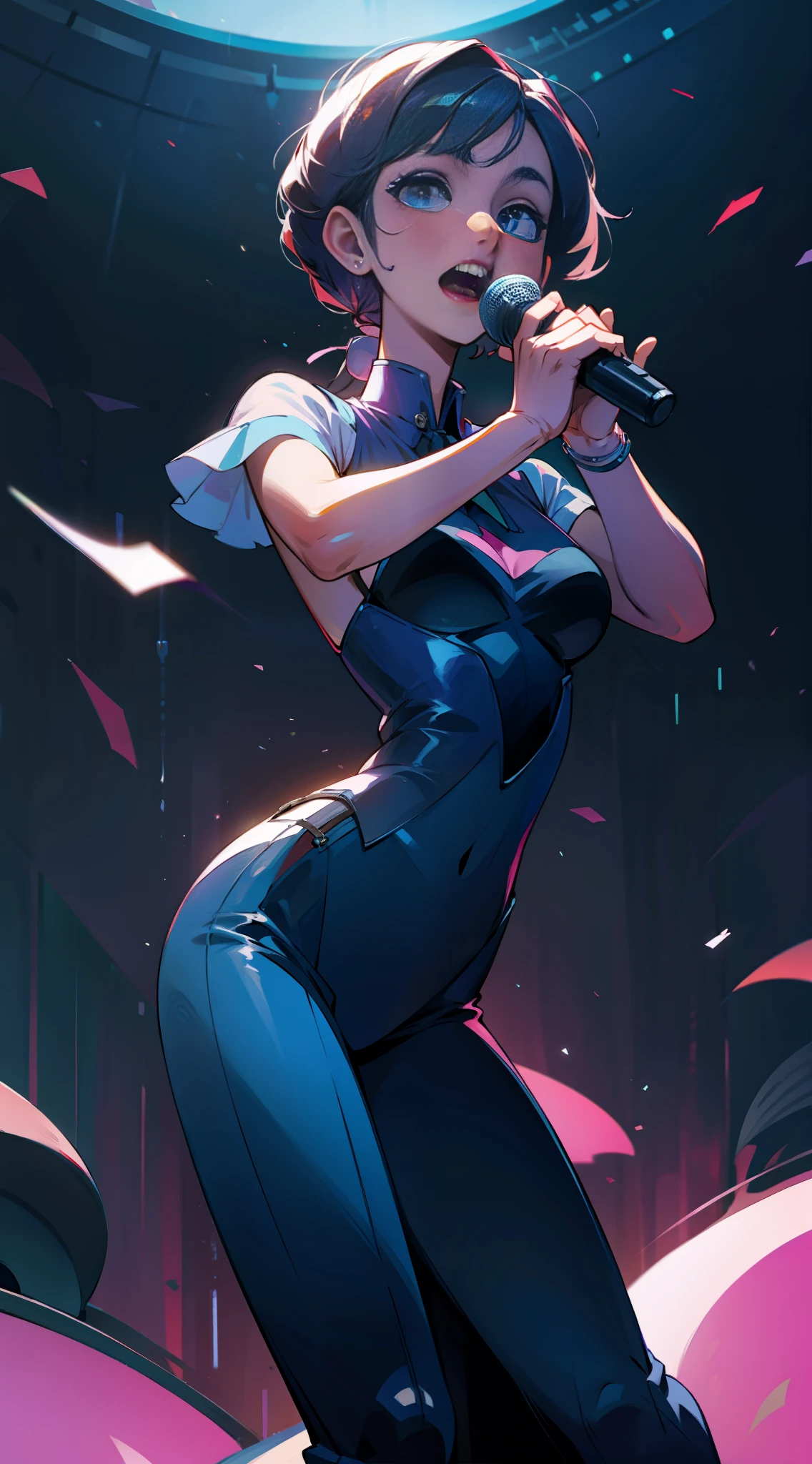 a beautiful singer