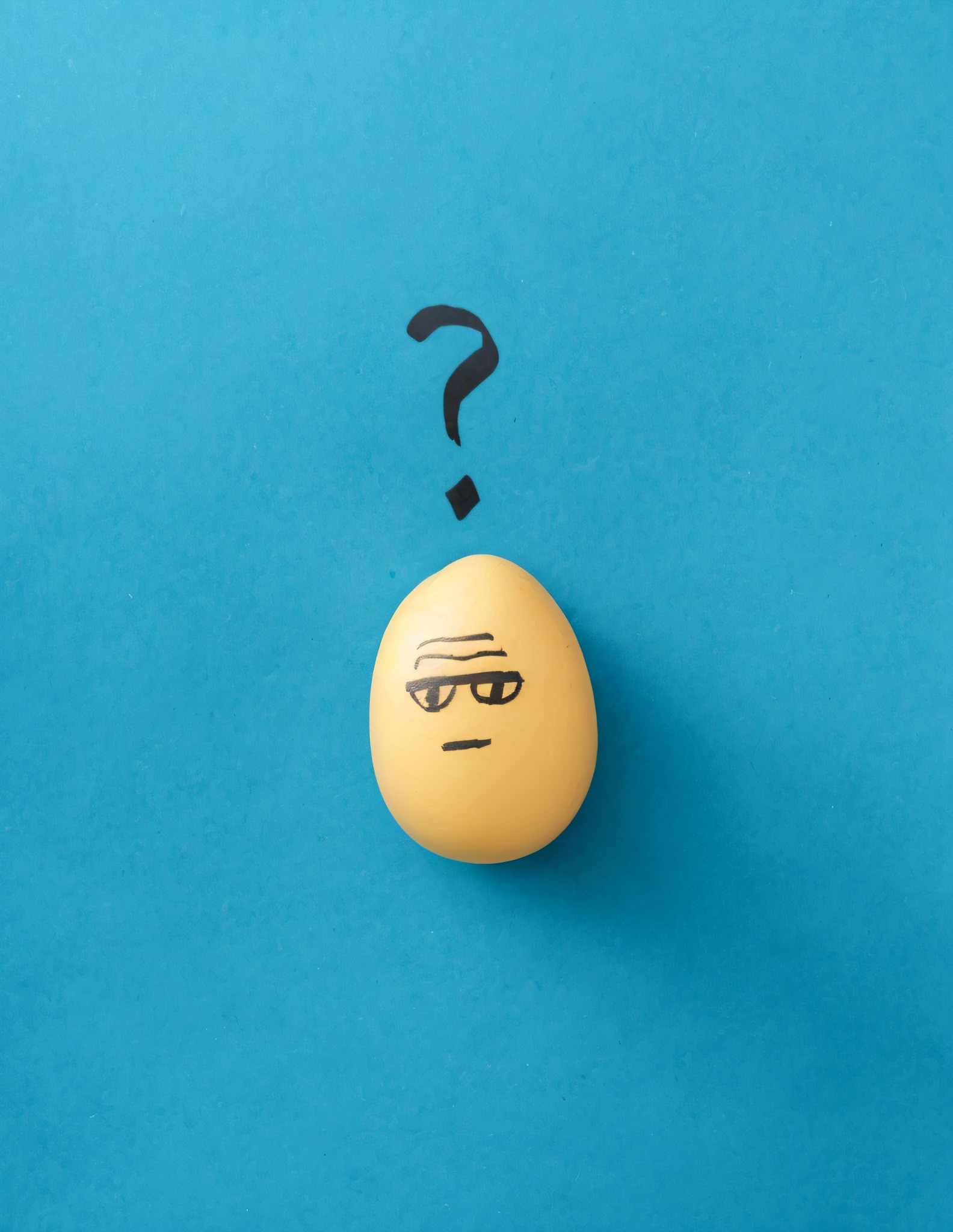 there is a yellow egg with a question mark on it, confused facial expression, looking confused, peter dutton as a potato, confused expression, skeptical expression, surprised frown, potato, confused, annoyed facial expression, with serious face expression, humpty dumpty in form of egg, head is an egg, sad expression, stern expression