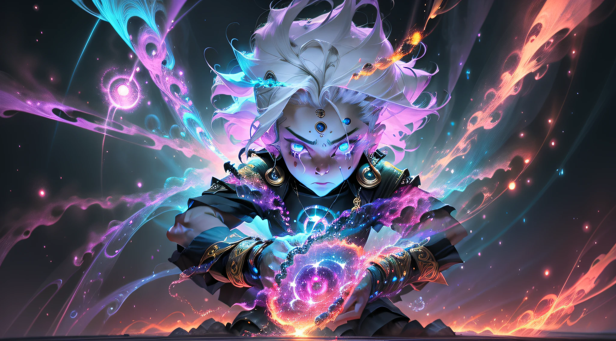 Sore Supreme using his power to open the portals of the multiverse