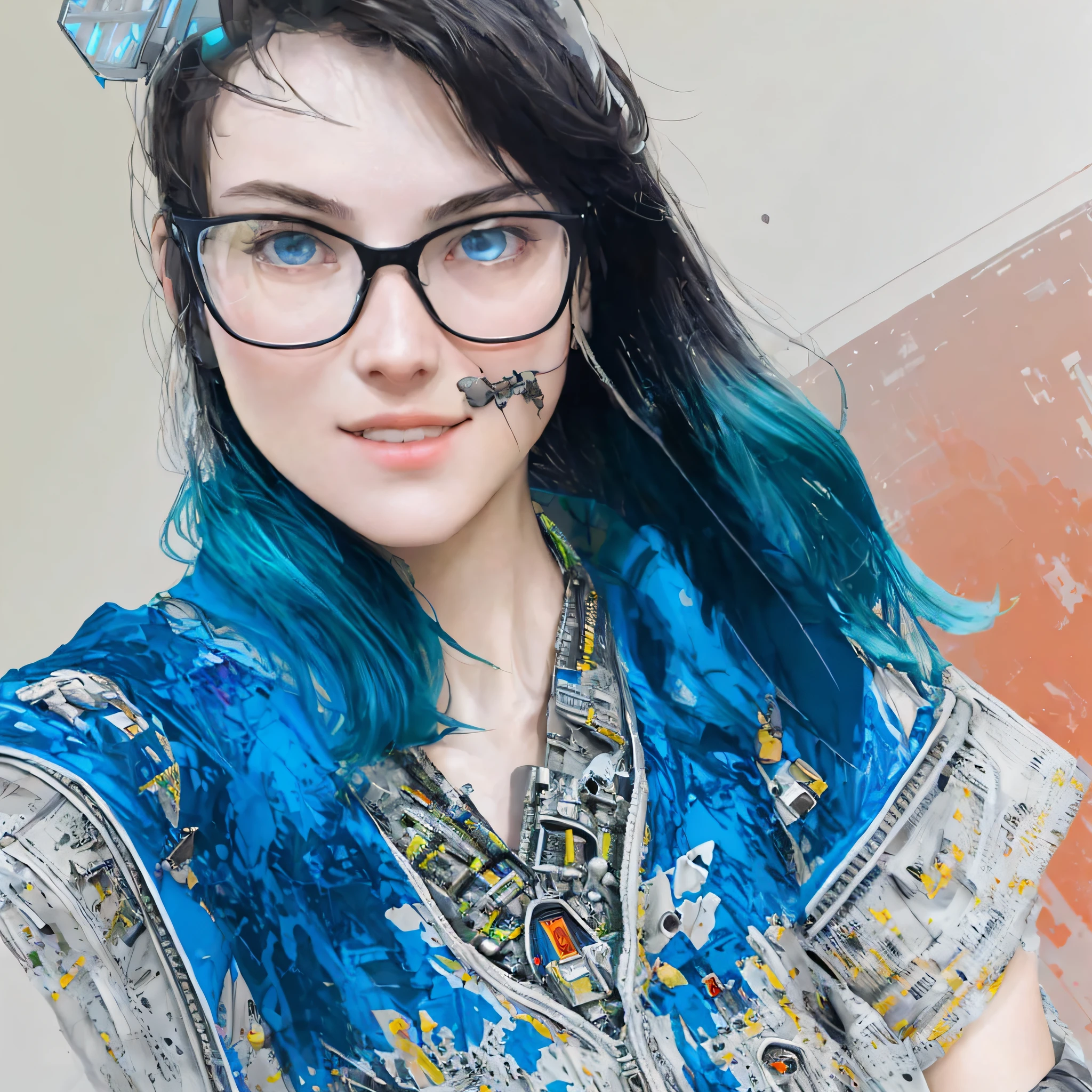 ((Best quality)), ((masterpiece)), (highly detailed:1.3), 3D, beautiful (cyberpunk:1.3) female hacker with thick voluminous hair operating a computer terminal, computer servers, LCD screens, fibre optic cables, corporate logos,HDR (High Dynamic Range),Ray Tracing,NVIDIA RTX,Super-Resolution,Unreal 5,Subsurface scattering,PBR Texturing,Post-processing,Anisotropic Filtering,Depth-of-field,Maximum clarity and sharpness,Multi-layered textures,Albedo and Specular maps,Surface shading,Accurate simulation of light-material interaction,Perfect proportions,Octane Render,Two-tone lighting,Low ISO,White balance,Rule of thirds,Wide aperature,8K RAW,Efficient Sub-Pixel,sub-pixel convolution,luminescent particles, --auto --s2