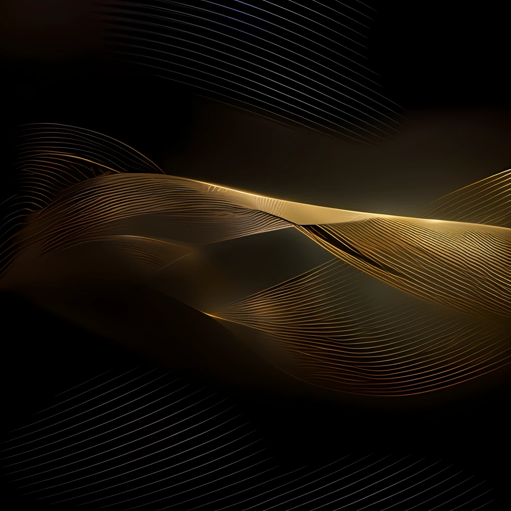 a close up of a black and gold background with a wavy design, glowing lines, iphone 15 background, intricate illuminated lines, 4 k vertical wallpaper, 4k vertical wallpaper, curved lines, golden curve composition, flowing lines, interacte smooth flowing lines, golden curve structure, 8k vertical wallpaper, 8 k vertical wallpaper, fine swirling lines