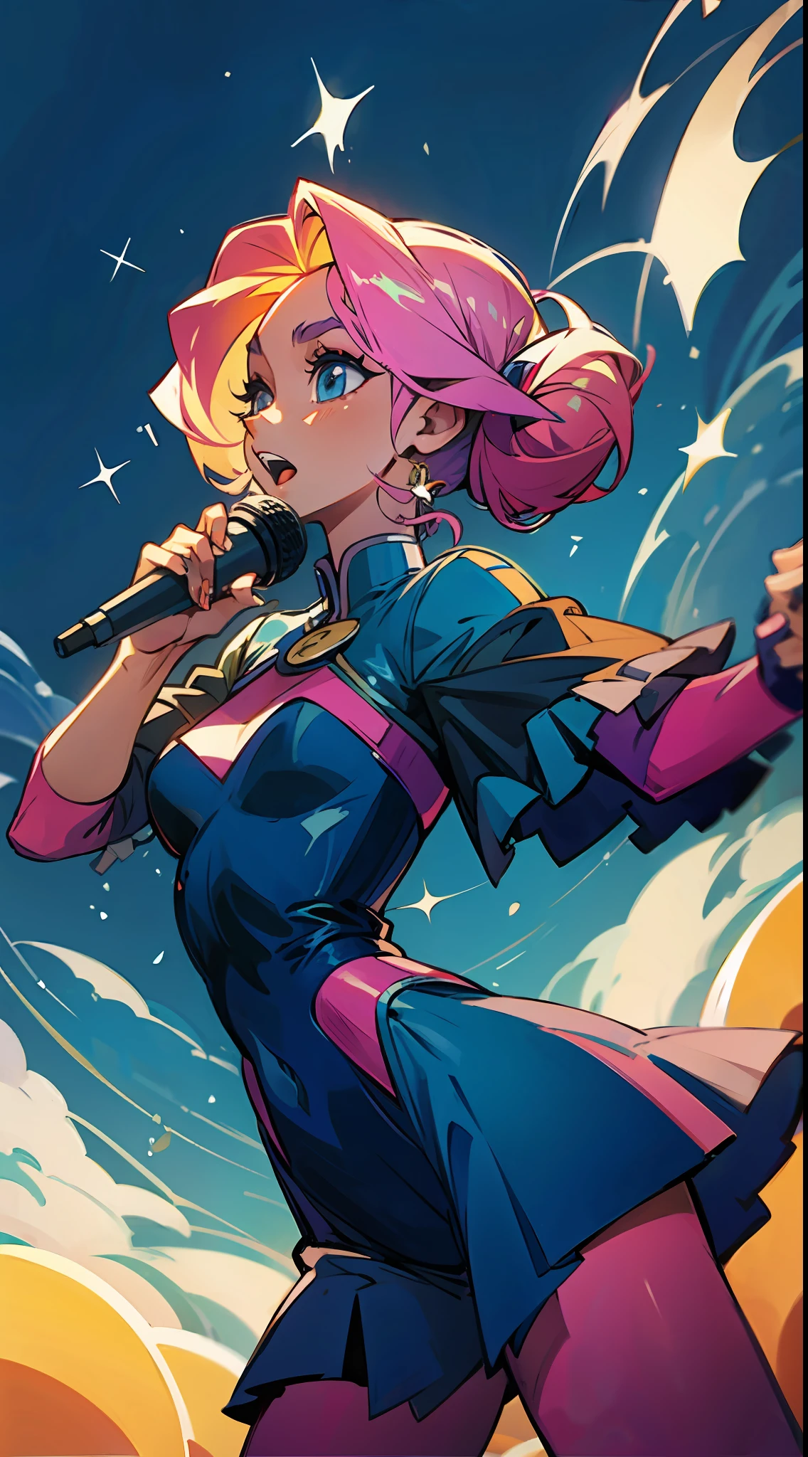 a beautiful singer