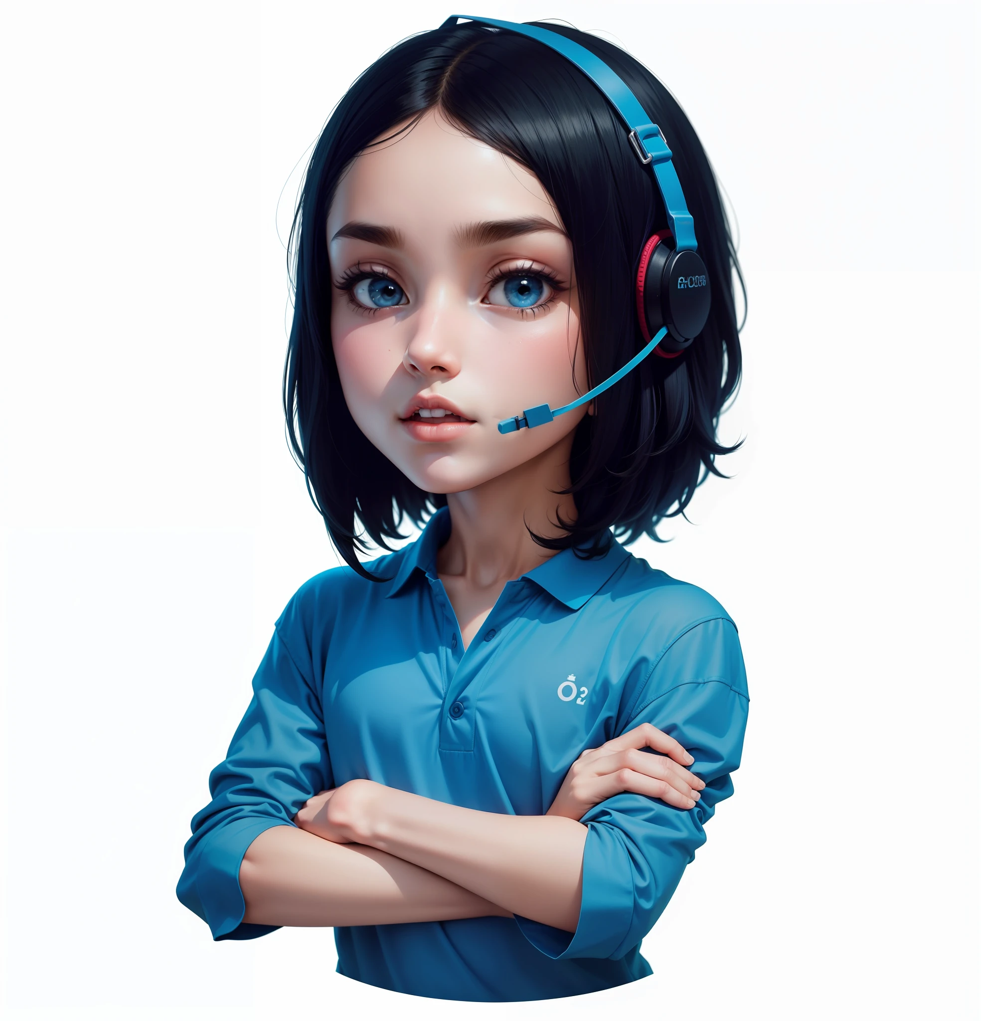 CHANGE THE T-SHIRT TO THE POLO MODEL WITH SHORT SLEEVES, CHANGE THE COLOR OF THE BACKGROUND OF THE CIRCLE TO THIS COLOR IN THE CODE #4150F0 --auto --s2