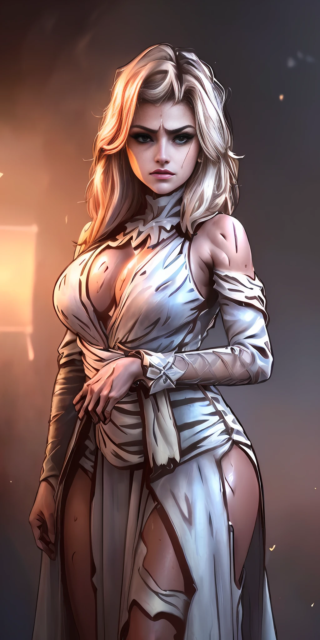 (extremely detailed CG unity 8k wallpaper:1.5),<(masterpiece:1.5), (best quality:1.7), high resolution illustration, (finely detailed eyes and detailed face:1.3), (detail:1.3, best quality, (ultra-detailed), (an extremely delicate and beautiful), (illustration), (painting),(masterpiece:1.5),cinematic light,dynamic angle,floating,sharp focus,(2d:1.7), (best quality:1.3),(illustration:1.1),((disheveled hair:1.2),(beautiful detailed eyes:1.1),(cinematic light:1.1), wearing a long sexy wet dress, wet body, wet shoulder, wet boobs,