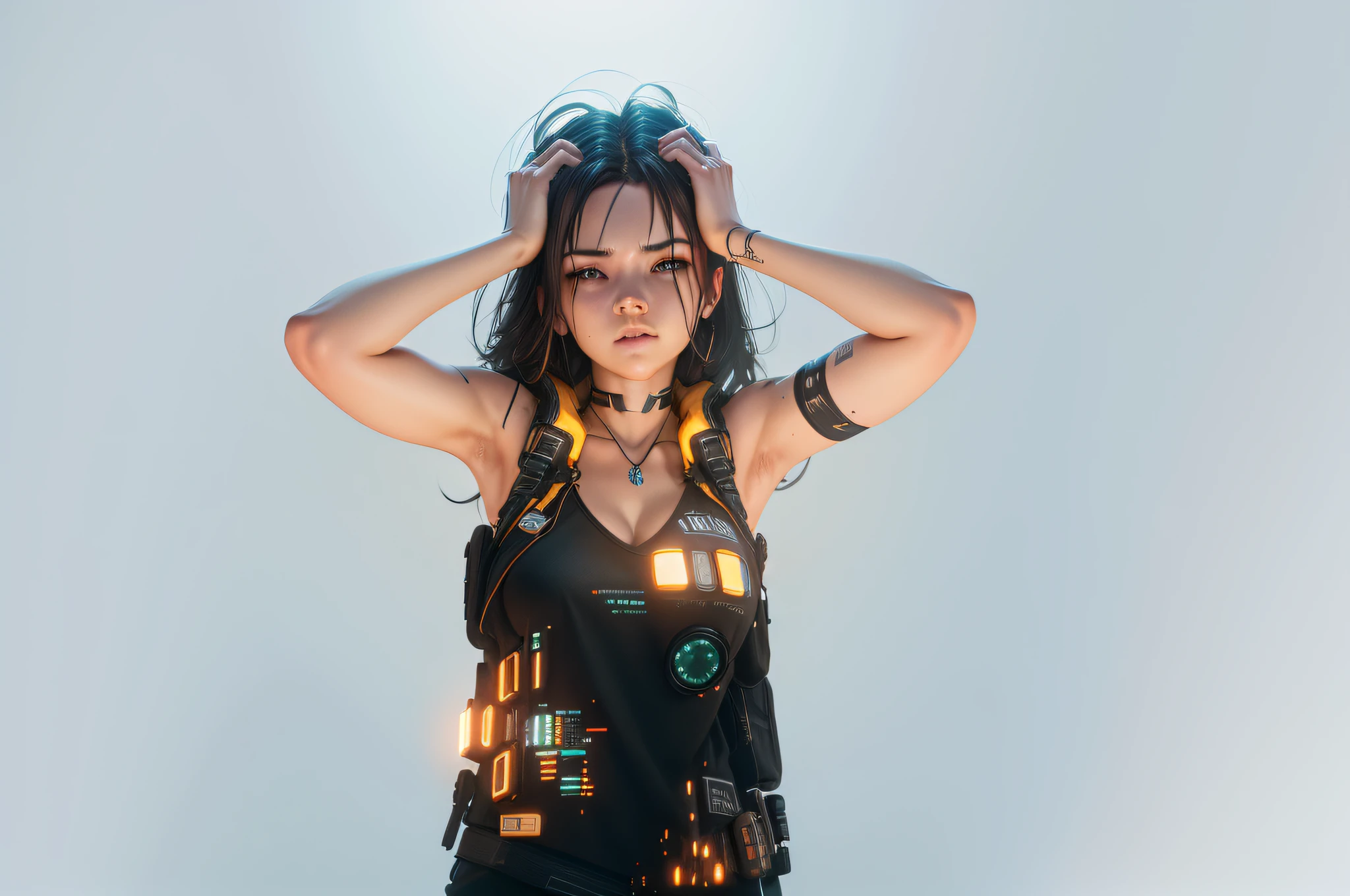cyberpunk otography, epic rendering, octane, atmosphere, particles, soft volumetric lights, (backlit: 1.3), (cinematic: 1.3), intricate details, (ArtStation: 1.3) --auto --s2