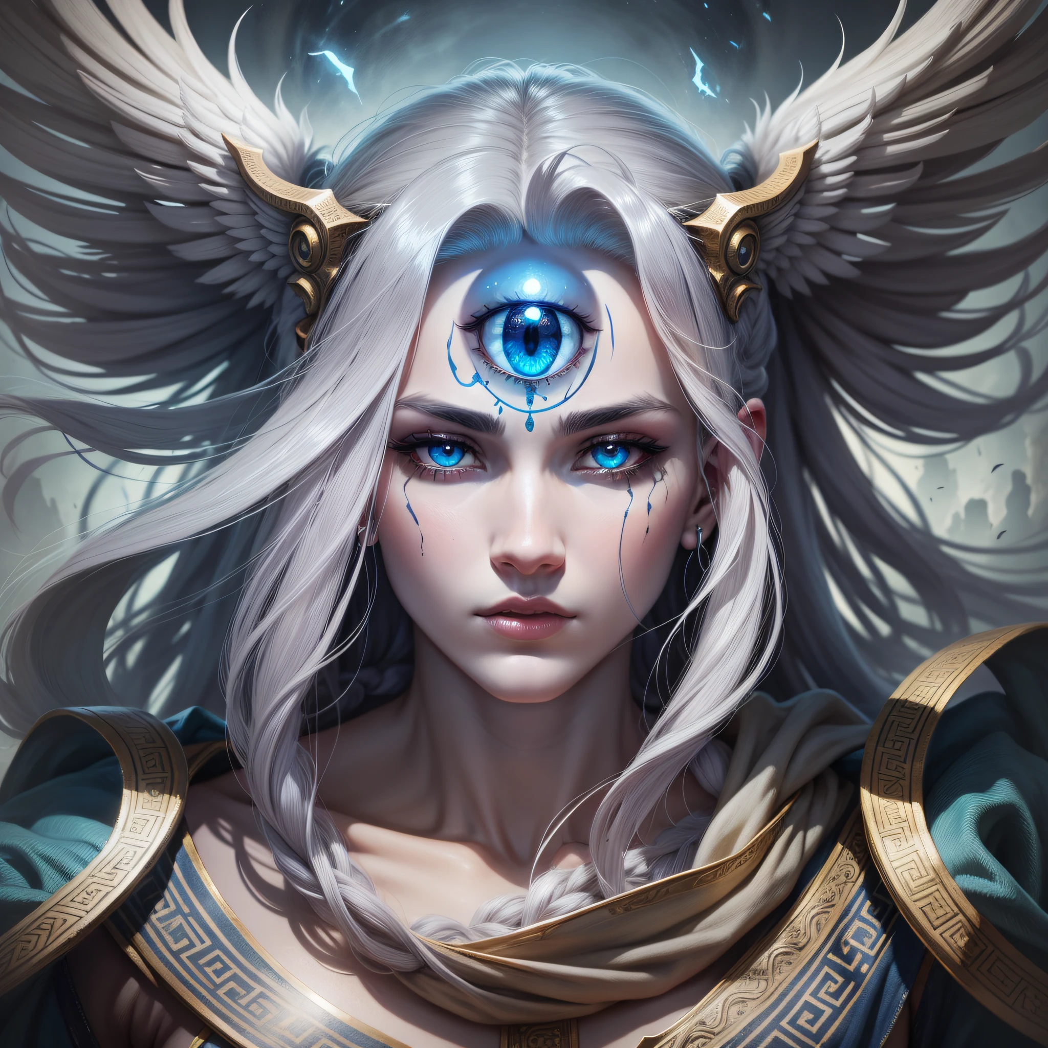 Mythological creature from ancient Greece, which had only one eye in the middle of the forehead