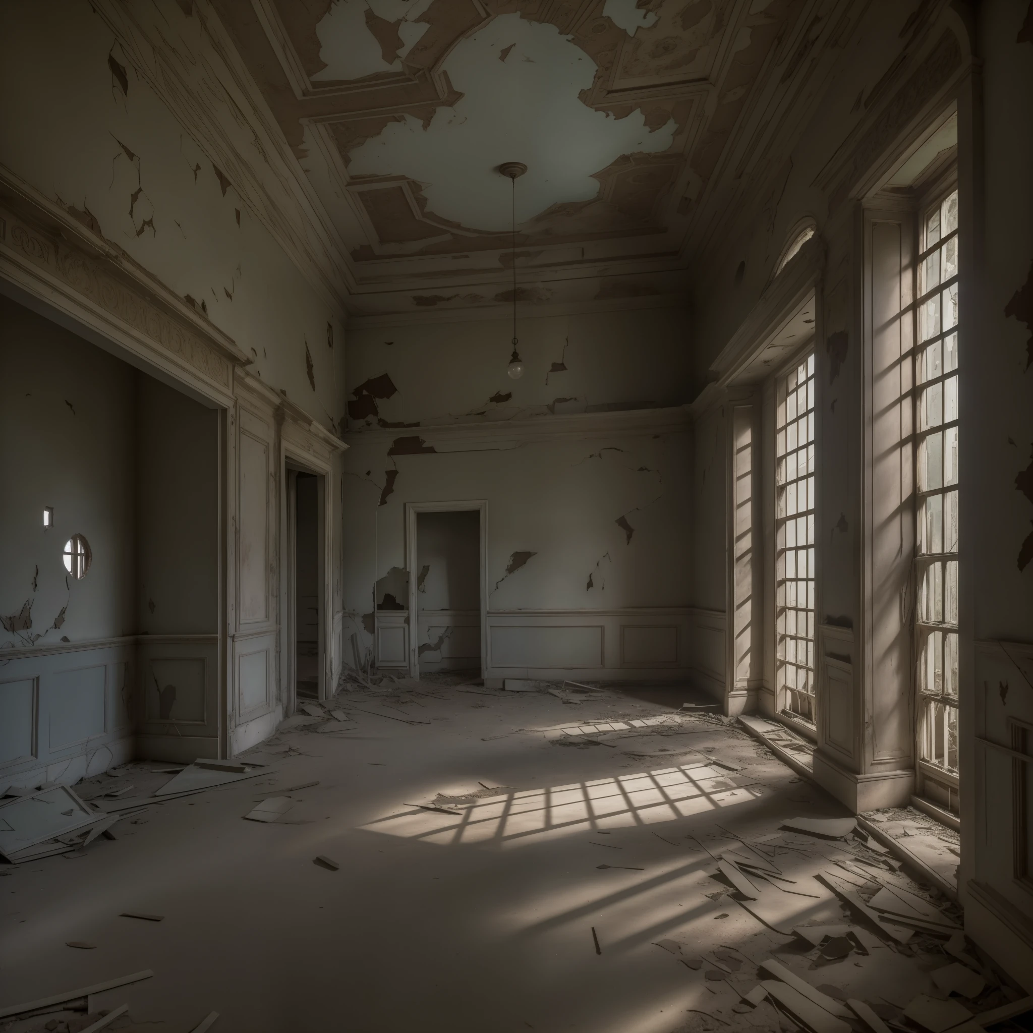 An abandoned mansion, known as a cursed place. From the moment they entered, the friends heard screams and groans coming from all sides, which seemed louder and louder and scarier --auto --s2