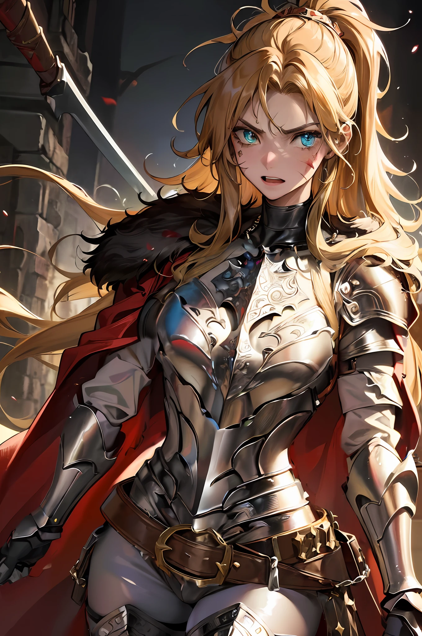 (Super fine rendering, excellent picture quality, meticulously crafted) silver leg armor, (beautifully carved) silver leg armor, armor made of silver armor, full of sparkle, exquisite patterns, white socks
