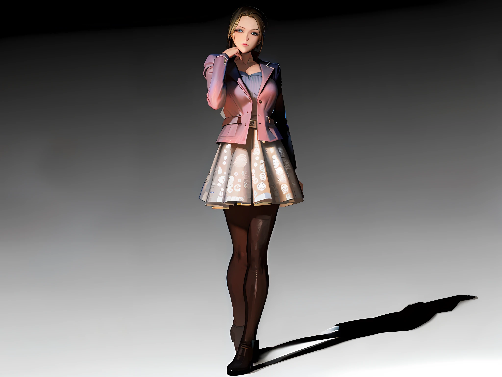 maryms, top quality, (beauty), 1girl, physically based rendering, ultra high resolution, (cowboy shot: 1.5), narrow waist, skinny, leonam, muscular, big blue eyes, long legs, jeans, leather belt, small breasts, puffy eyes, leather belt, (rainy city), shiny skin, facing person, winning posture,