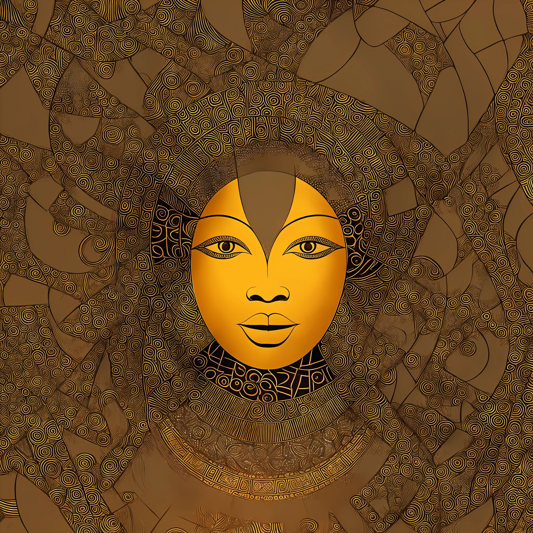 Afrocentric Geometric Opulence
Description: Create an awe-inspiring collection of AI-generated artworks that harmoniously combine Afrocentric geometric patterns with opulent colors. Each piece should radiate a sense of refinement, exuding a luxurious vibe that reflects the rich cultural heritage of Africa.
