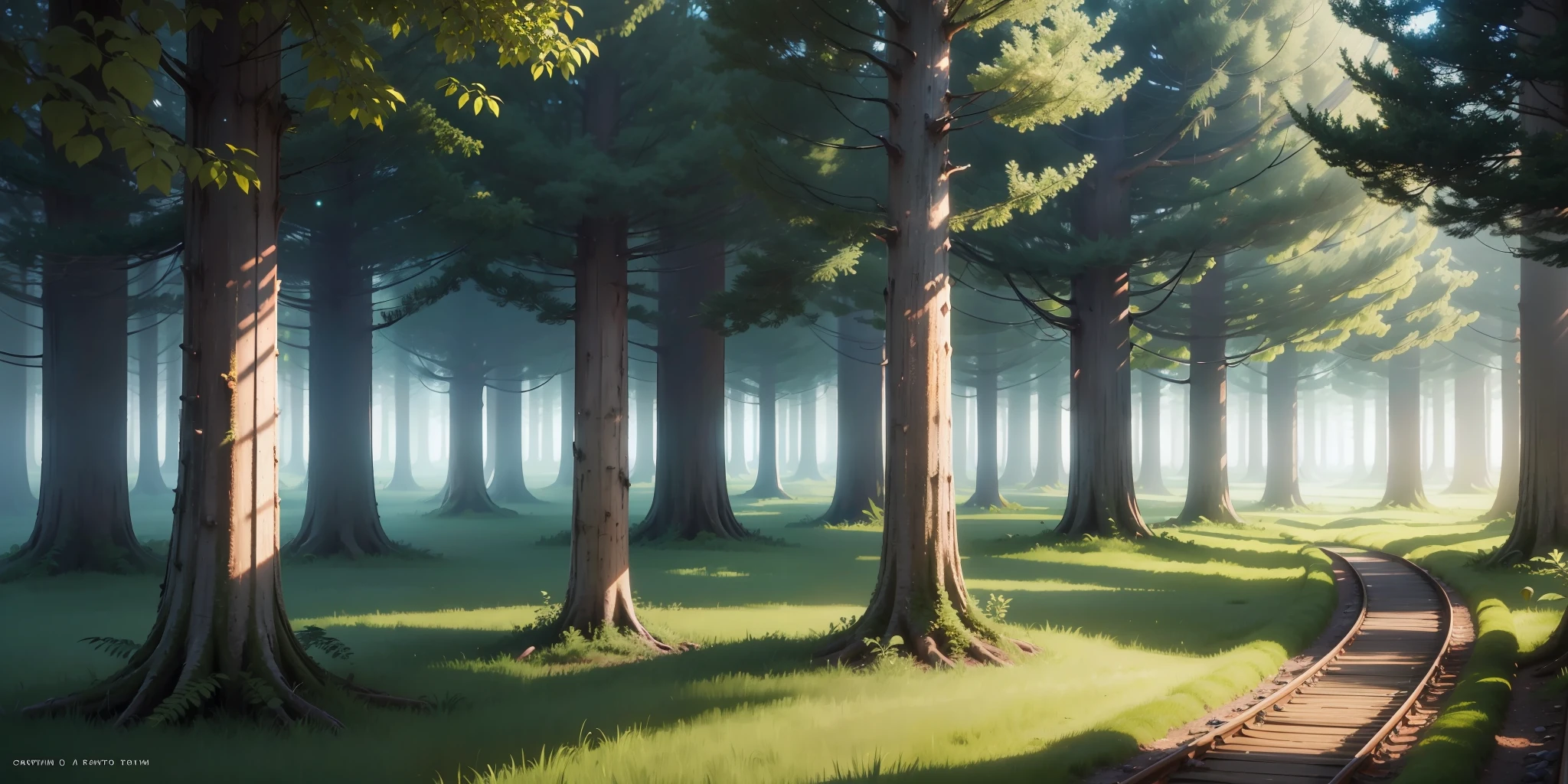 Create a photograph of a realistic tech forest --auto --s2