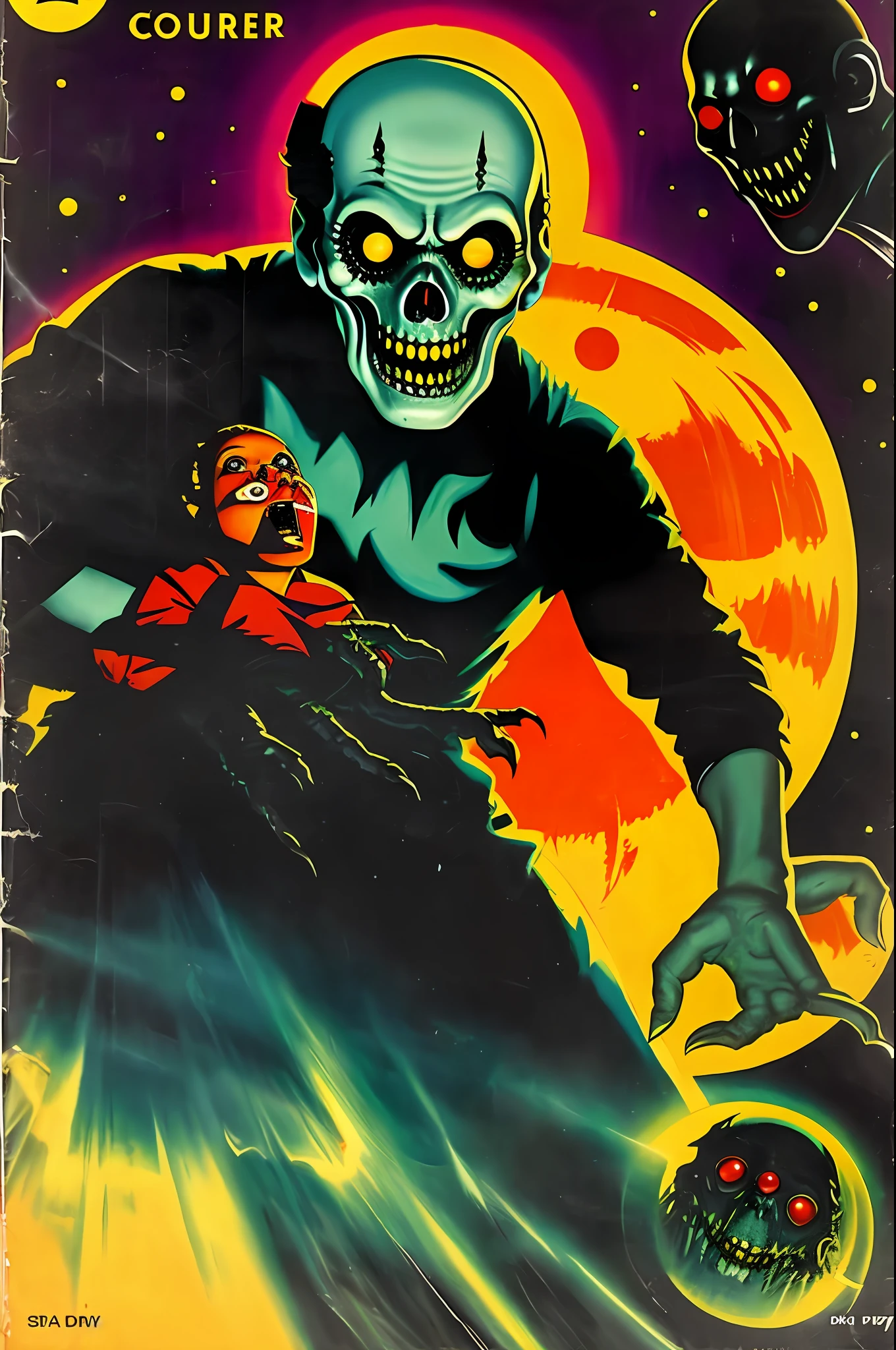SD-Pulp, cover of a horror book