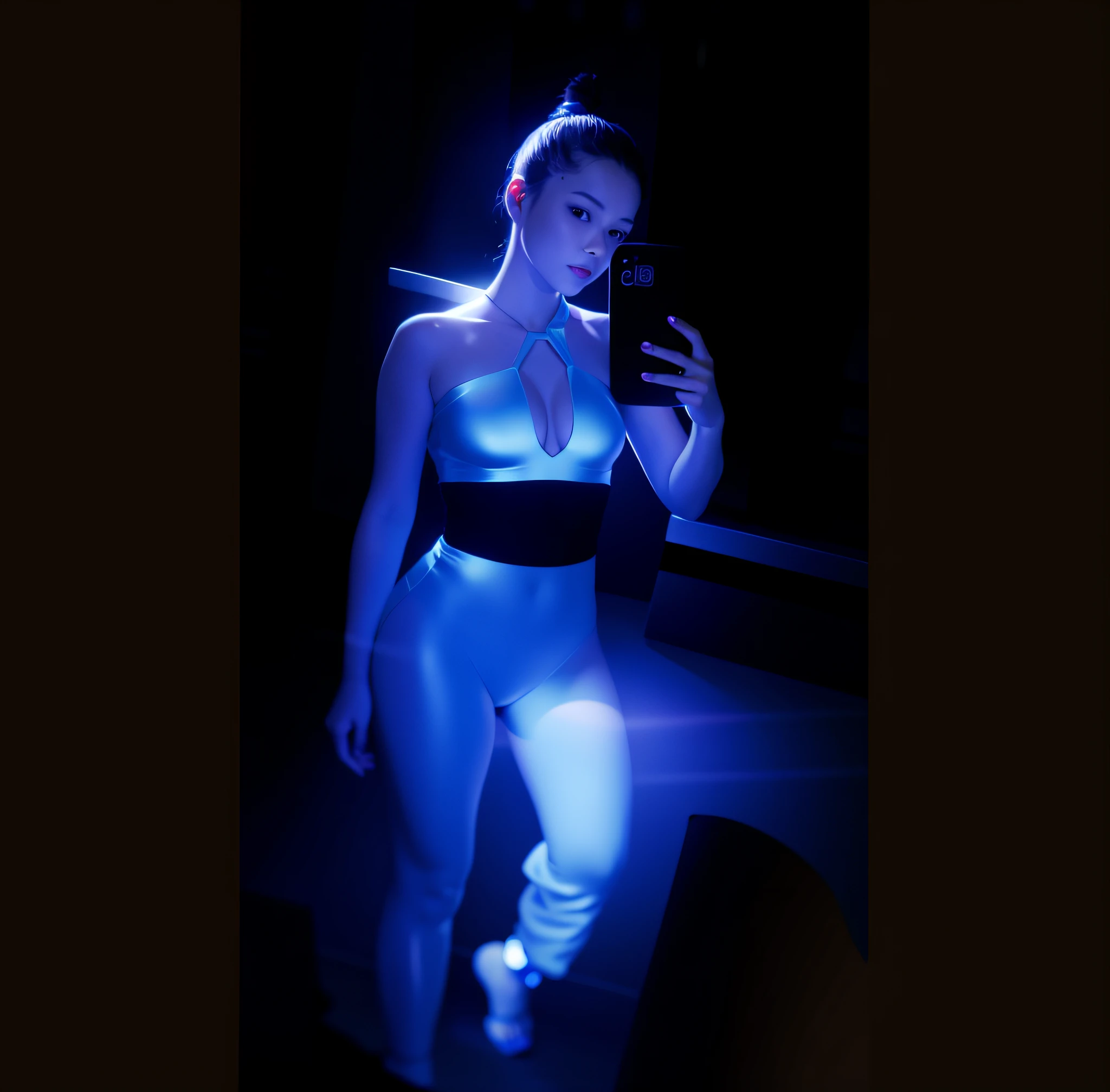 Create this cyber style photo much like the photo