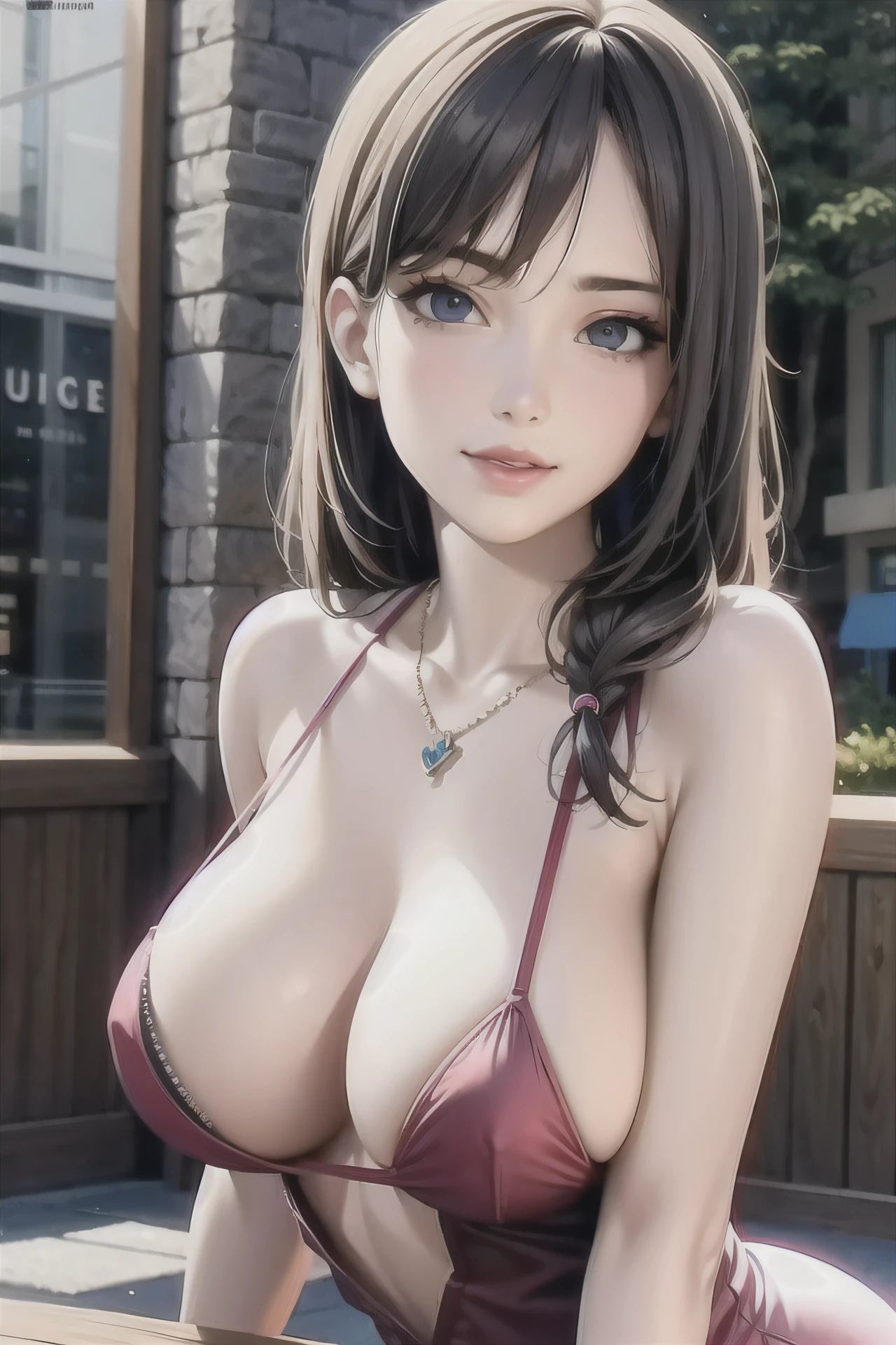 Random posture,1girl,seduce, beautiful breasts, lips, realistic, photo_\(medium\), solo, (masterpiece),(photorealistic:1.3), ultra-detailed, (high detailed skin:1.2),(best quality:1.0), (ultra highres:1.0), (ulzzang-6500:0.3), beautiful and clear eyes, delicate necklace,sunshine, (beautiful detailed makeup), (sexually aroused blushing heavy breathing:1.0), (soft glow bloom:0.5), mix4