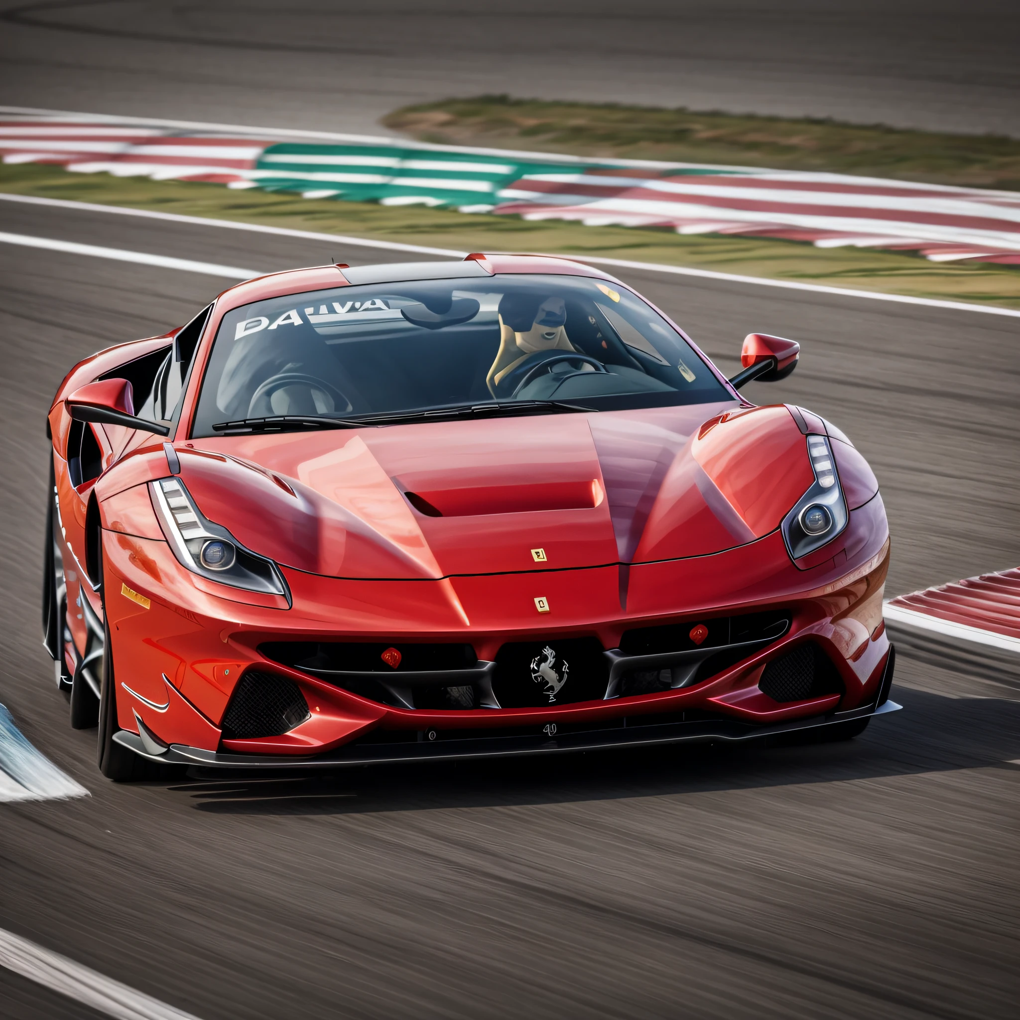 photo car ferrari day,8k,uhd,severe low lighting,high quality,sharp focus,fujifilm XT3 --auto --s2