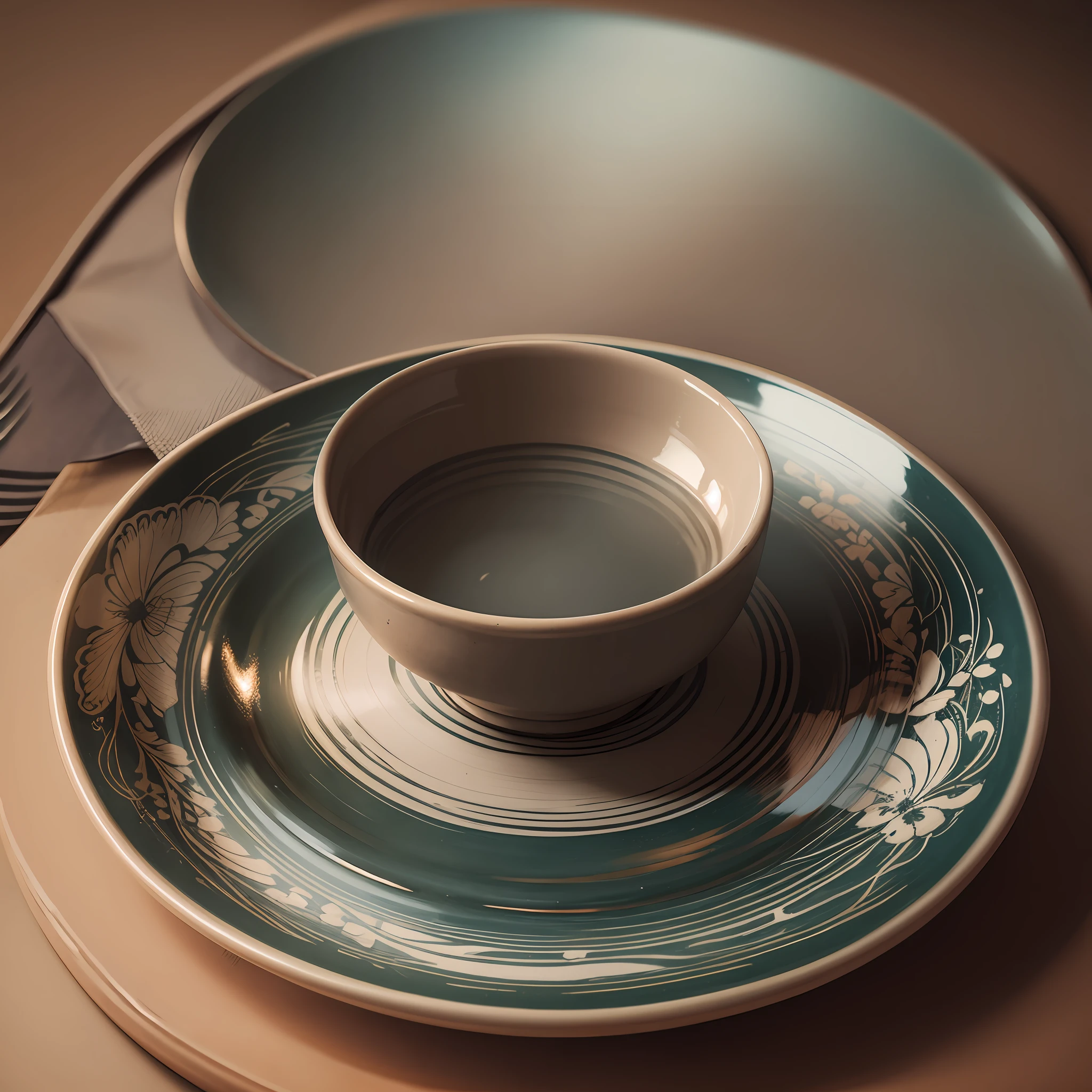 Ceramic dinner plate --auto --s2