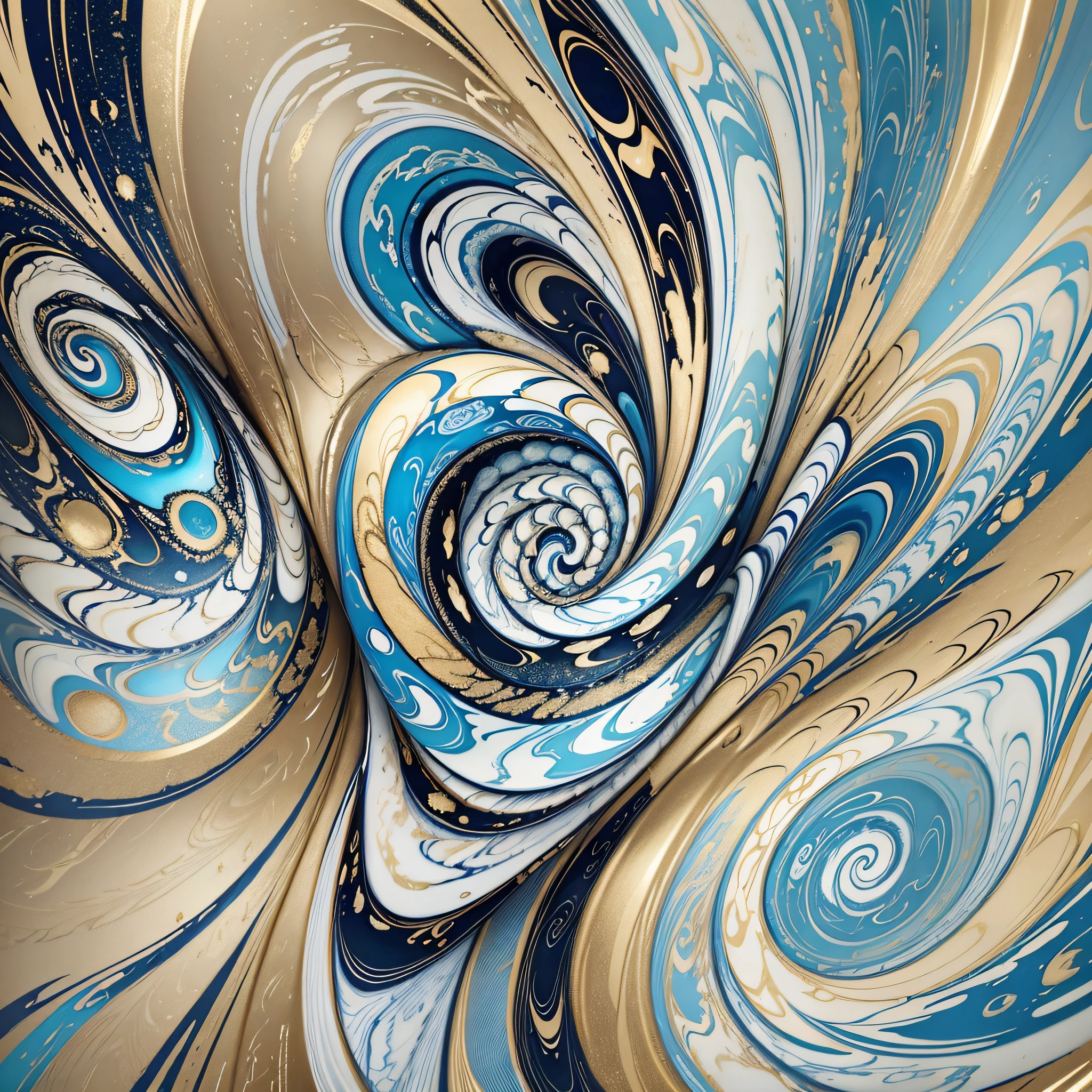 a close up of a blue and white marble with gold paint, gilded marbled paper background, abstract white fluid, heavenly marble, colored marble, carved marble texture silk cloth, marble and hint gold, intricate flowing paint, liquid marble fluid painting, marble and gold, flowing blue-colored silk, marbling effect, marbled swirls, white and blue cloth --auto --s2