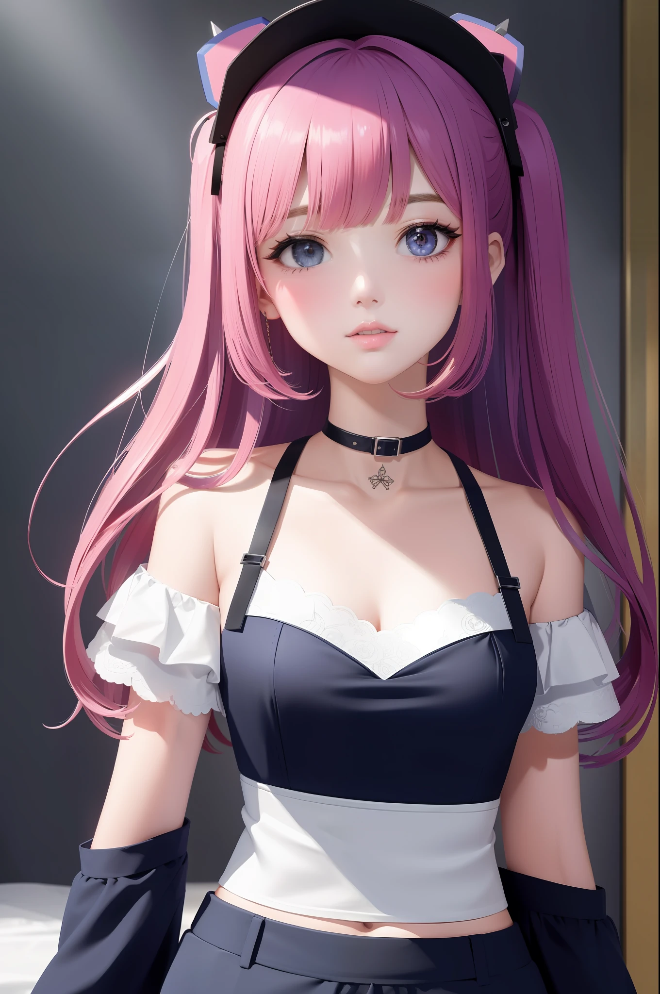 (best quality, masterpiece: 1.1), (real: 1.4), 1girl, portrait, (corneo_dva)