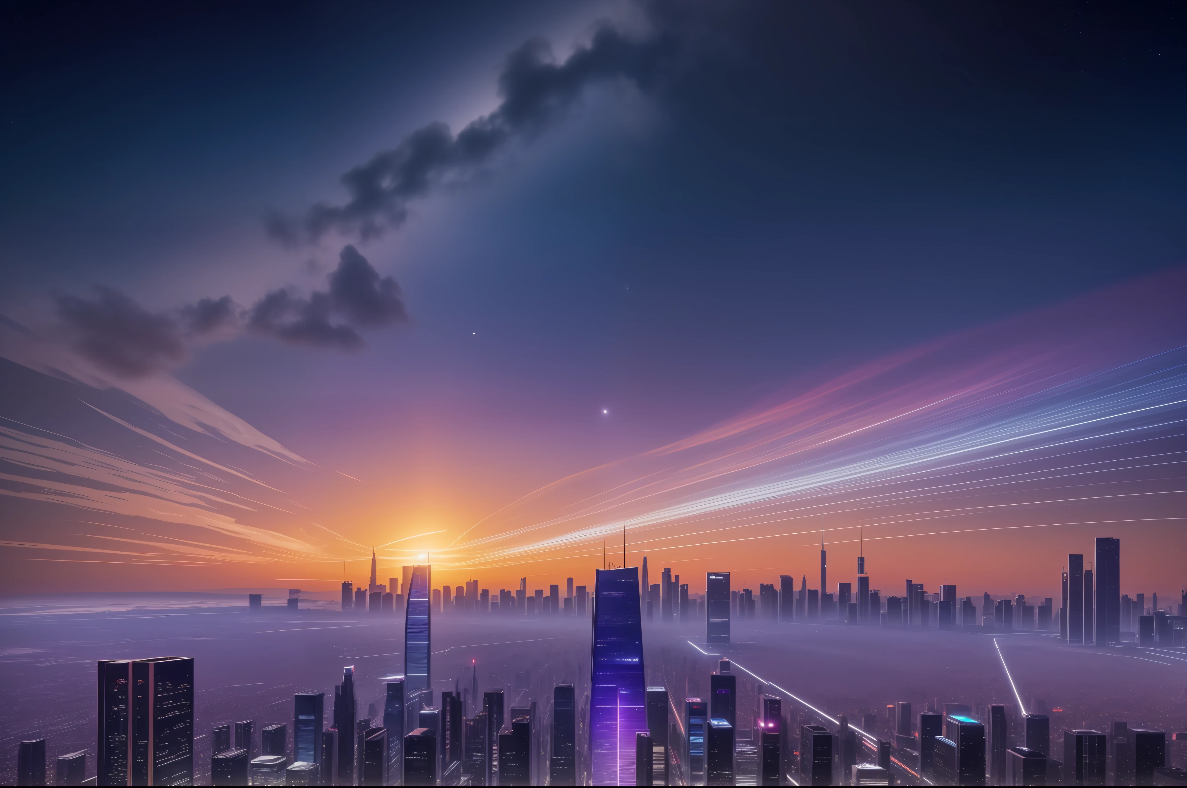 5. Realism style, space, galaxy, ((8K quality)), ((realism)), futuristic city, masterpiece, epic, majestic, best quality, very high resolution, 8k, HDR, digital photography, clear and beautiful, iridescent, transparent, translucent, reflection, refraction, diffraction, caustic, volumetric light, volumetric shadow, (very detailed and delicate: 1.2), (very detailed and beautiful: 1.2), partially backlit, ( Lighting outside the sunset frame and nearby lighting: 1.3), (realistic lighting: 1.2), (dynamic colors from lighting: 1.2), (complex details: 1.3), hyper-detailed, surreal, (sharp focus: 1.2), (SFW: 1.2),