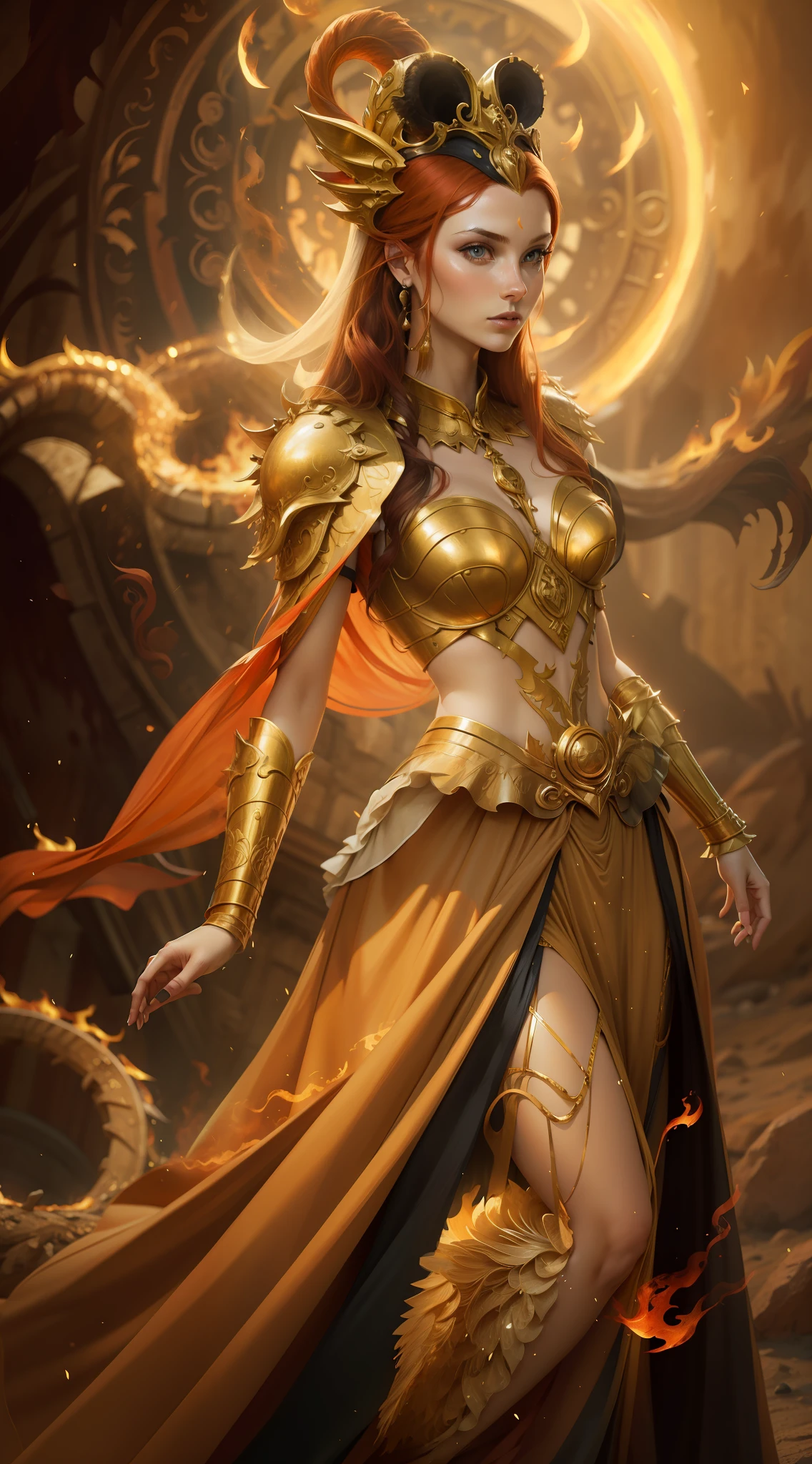 Redhead, flame dress --auto --s2