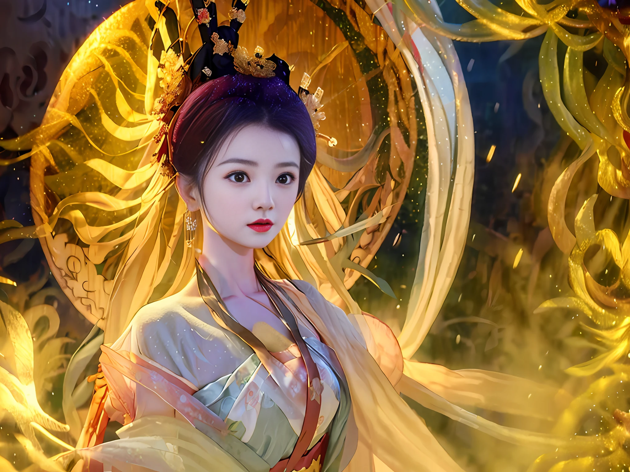 Yang Mi faced