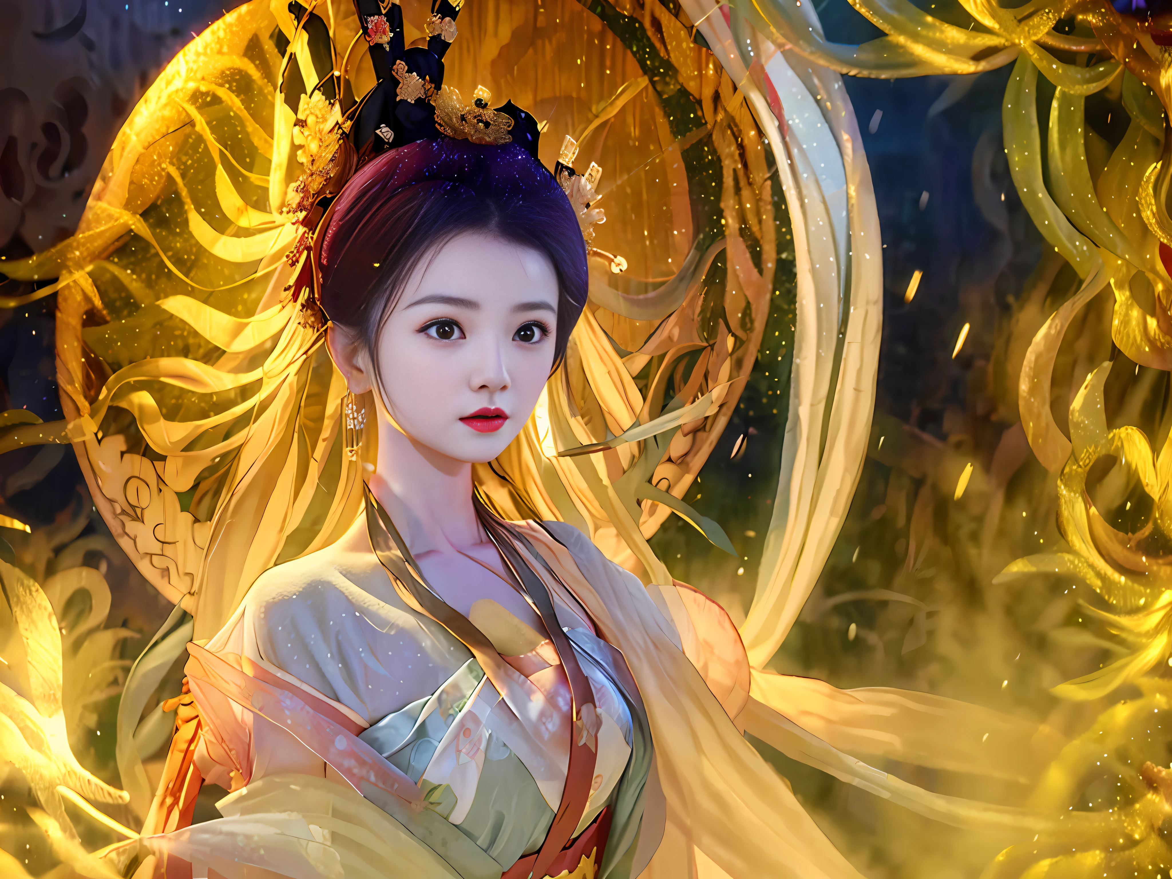 Yang Mi faced