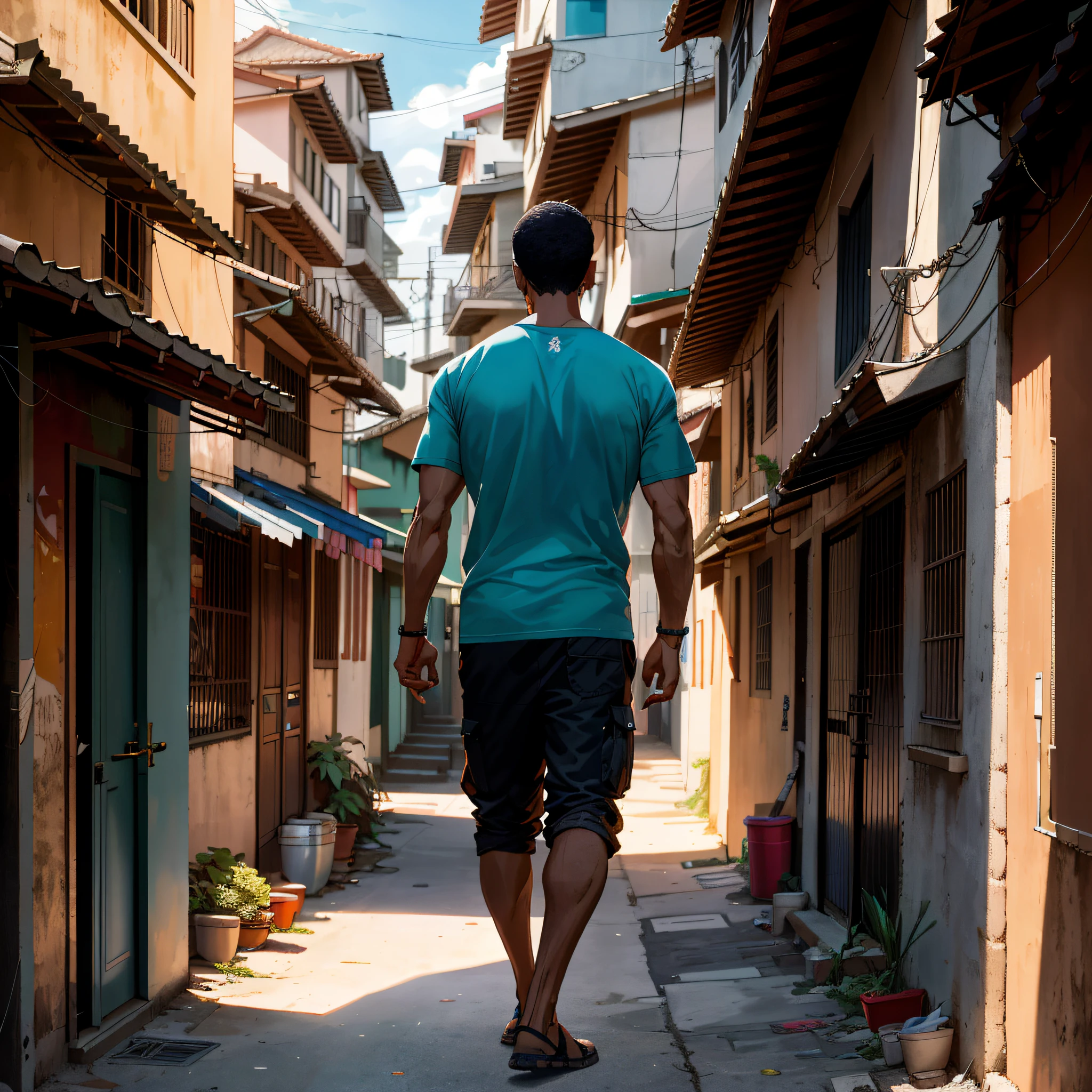 araffe walking down a narrow alleyway with a skateboard in his hand, standing in township street, standing in an alleyway, standing in a township street, in a narrow chinese alley, in an alley, proudly walking down the street, man walking through city, back alley, alleyway, walking down a street, clothed in ancient street wear, beautiful man