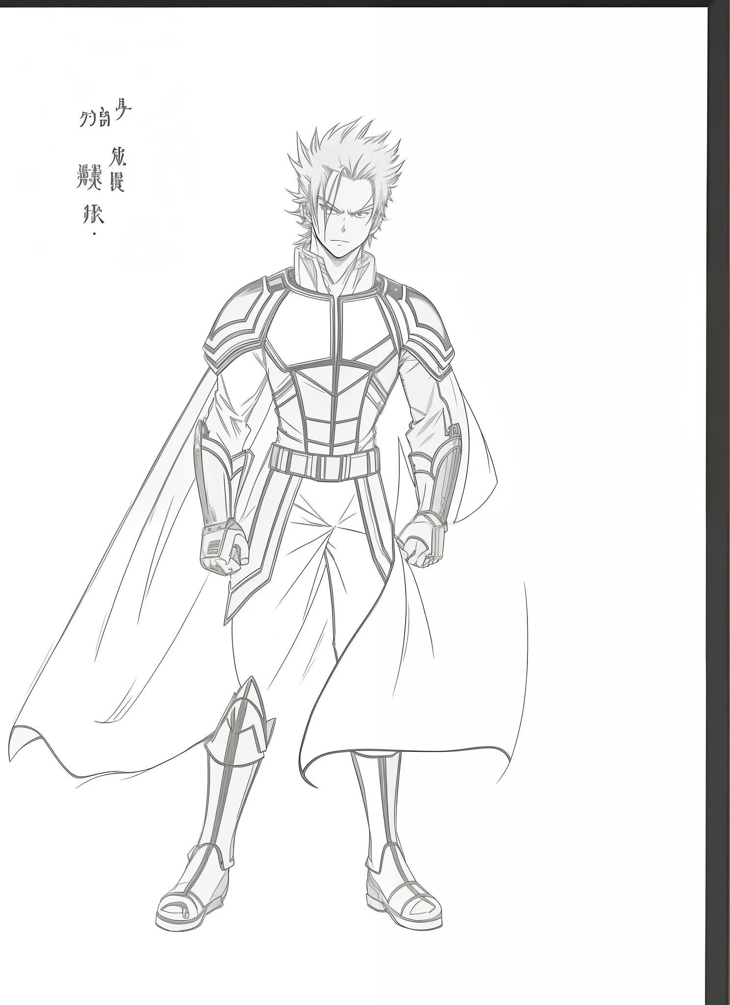 I want this one in several angles, with manga scenes and action scenes
