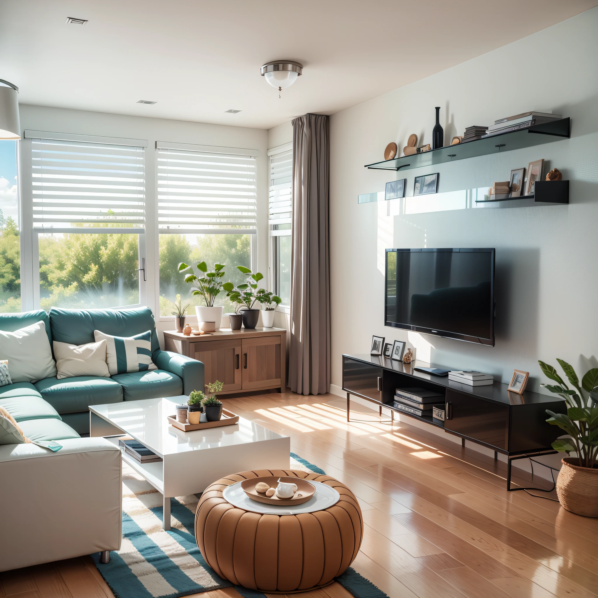 Streaming Room in realistic design --auto --s2