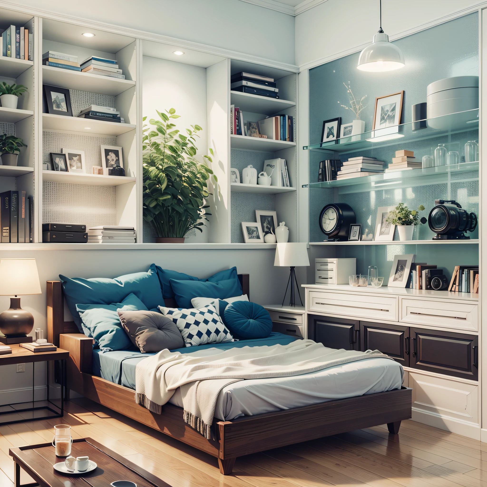 Streaming Room in realistic design --auto --s2