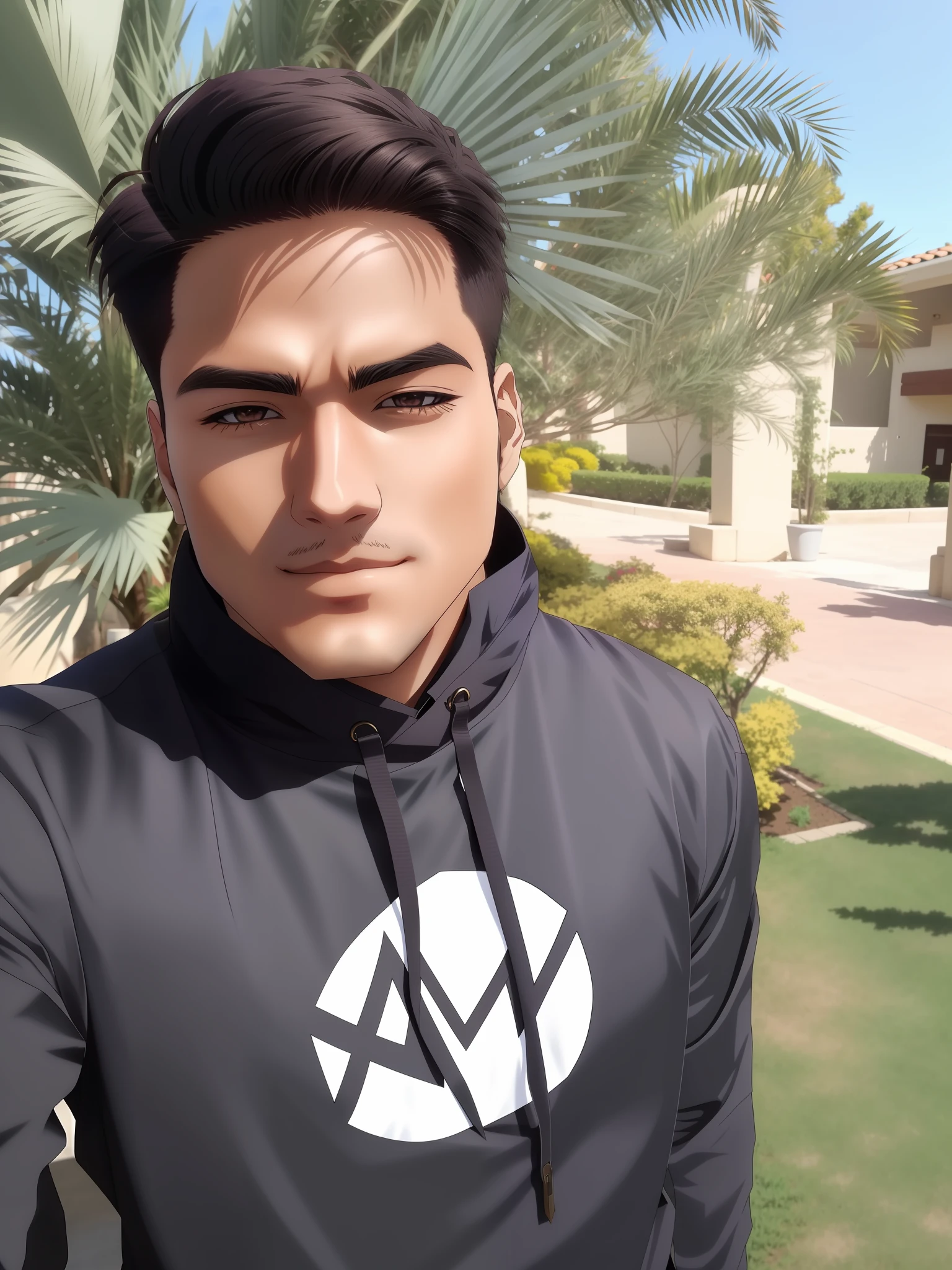 Handsome male anime character