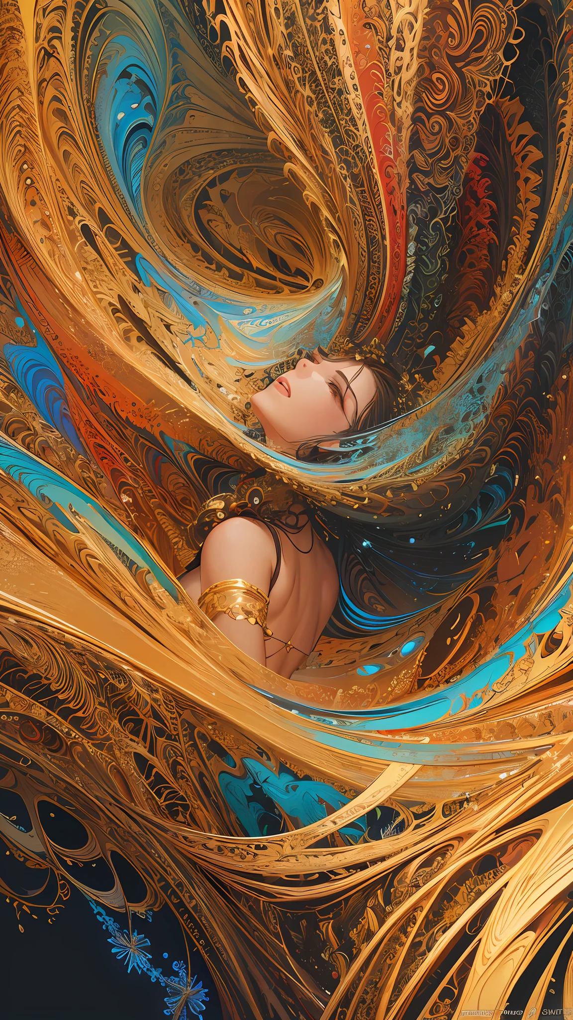 (masterpiece, top quality, best quality, official art, beautiful and aesthetic:1.2), (1girl), extreme detailed,(fractal art:1.3),colorful,highest detailed