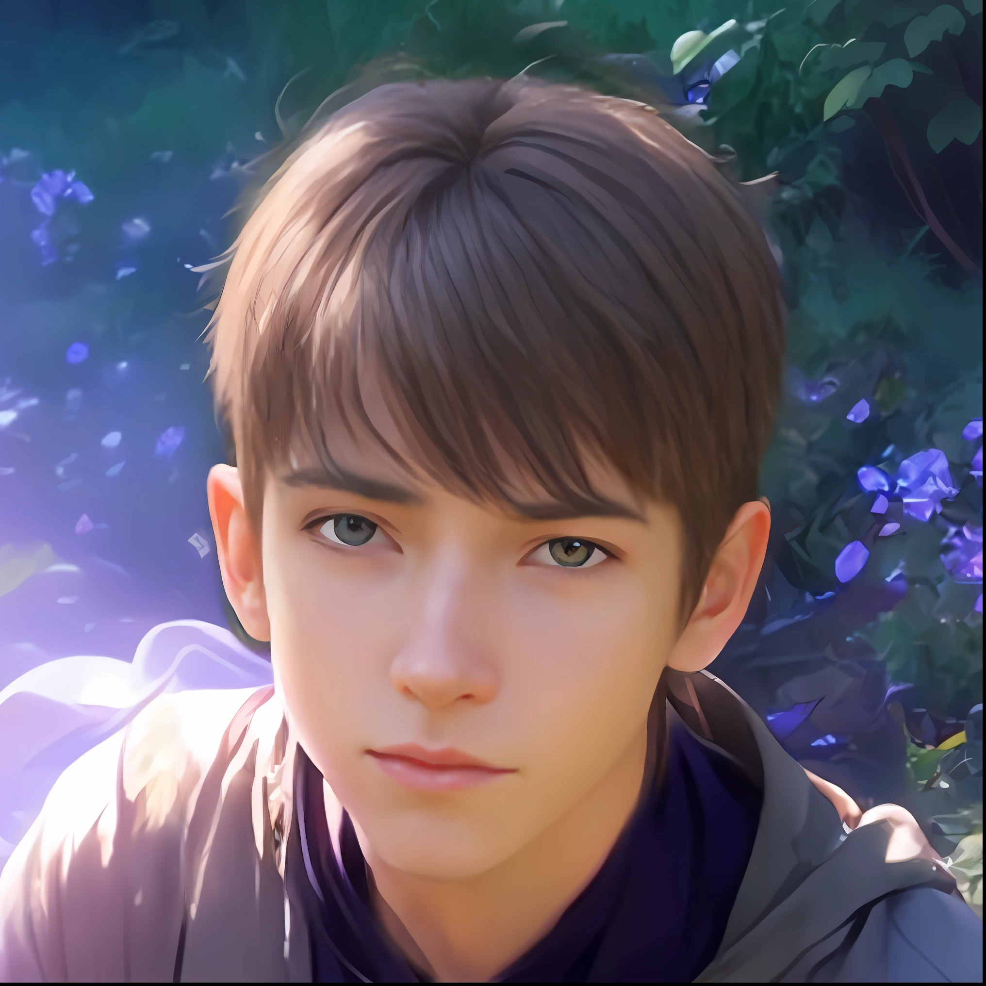 there is a young man that is posing for a picture, makoto shinkai. digital render, makoto shinkai. octane render, makoto shinkai and tom bagshaw, makoto sinkai, yanjun chengt, greg rutkowski makoto shinkai, made with anime painter studio, artwork in the style of guweiz, realistic anime 3 d style