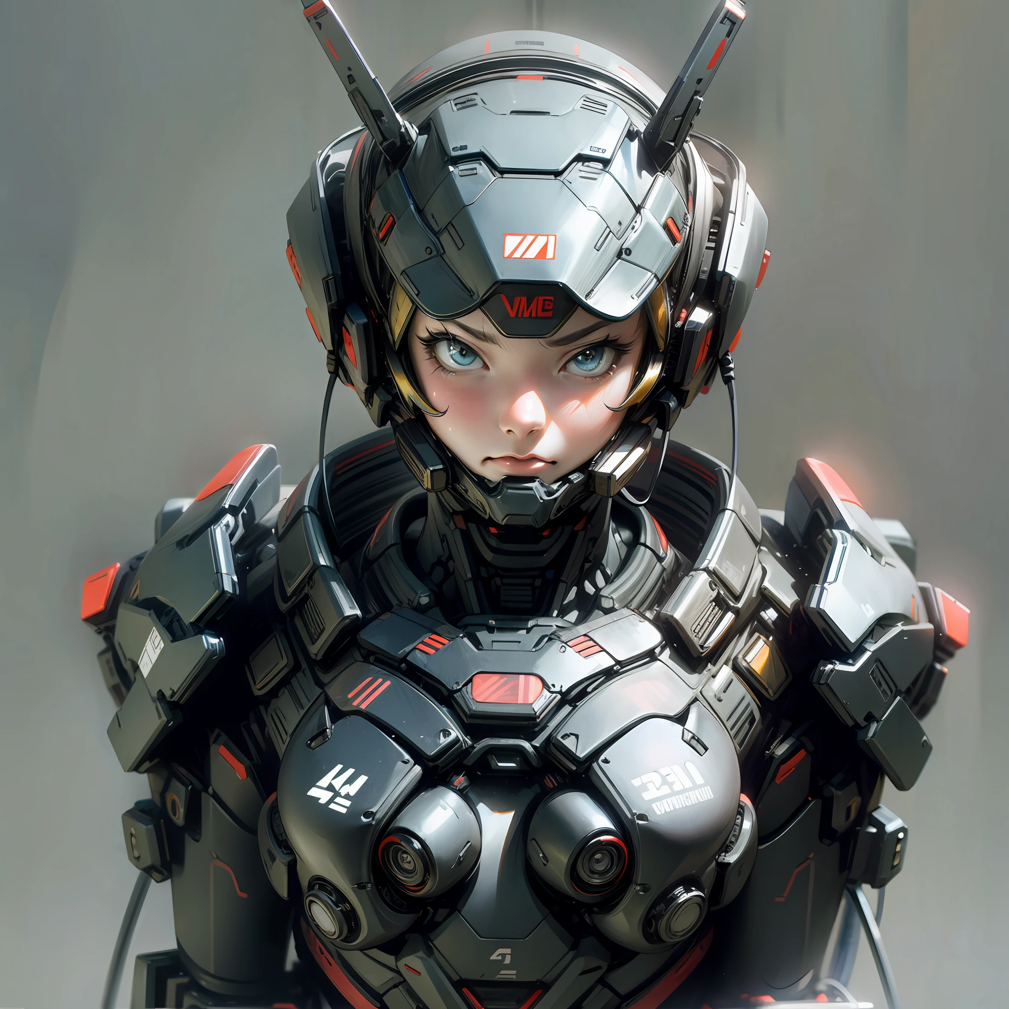 civilian police, anime style, Robocop style, 4k, realistic --auto --s2
