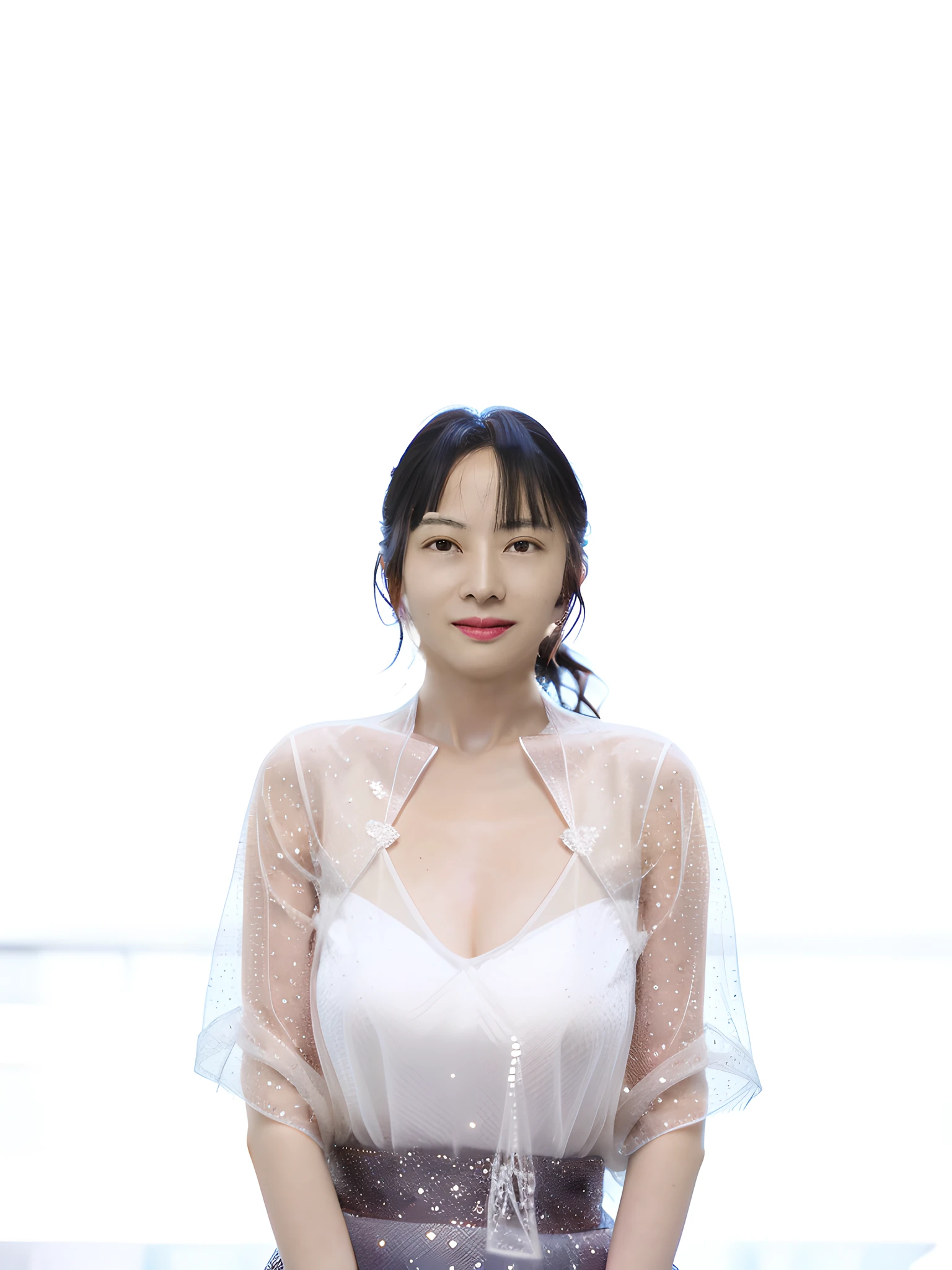 (8k, masterpiece, best quality), super detailed, detailed beautiful round eyes, exquisite and detailed face, high quality, high resolution, huge breasts, uniform, perfect boobs, perfect face, midnight, beautiful scenery in the background