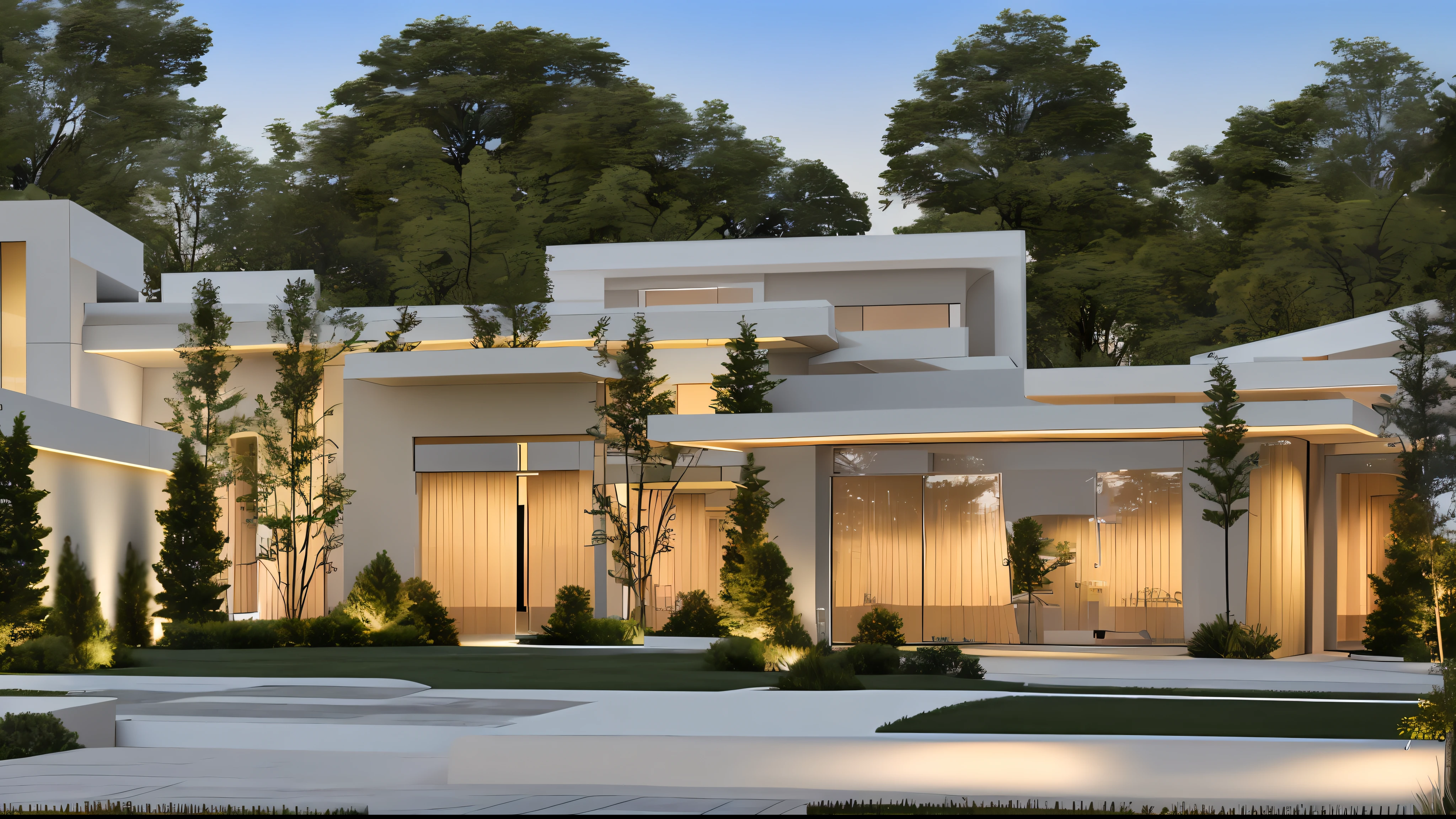 arafed modern home with a driveway and a garage, award winning contemporary, exterior design, award winning modern design, residential design, pristine and clean design, hip modern design, award-winning masterpiece, modern house, contemporary house, ultra modern, hip modern vibe, exterior, mid-century modern, mid - century modern, contemporary design, stunning lines