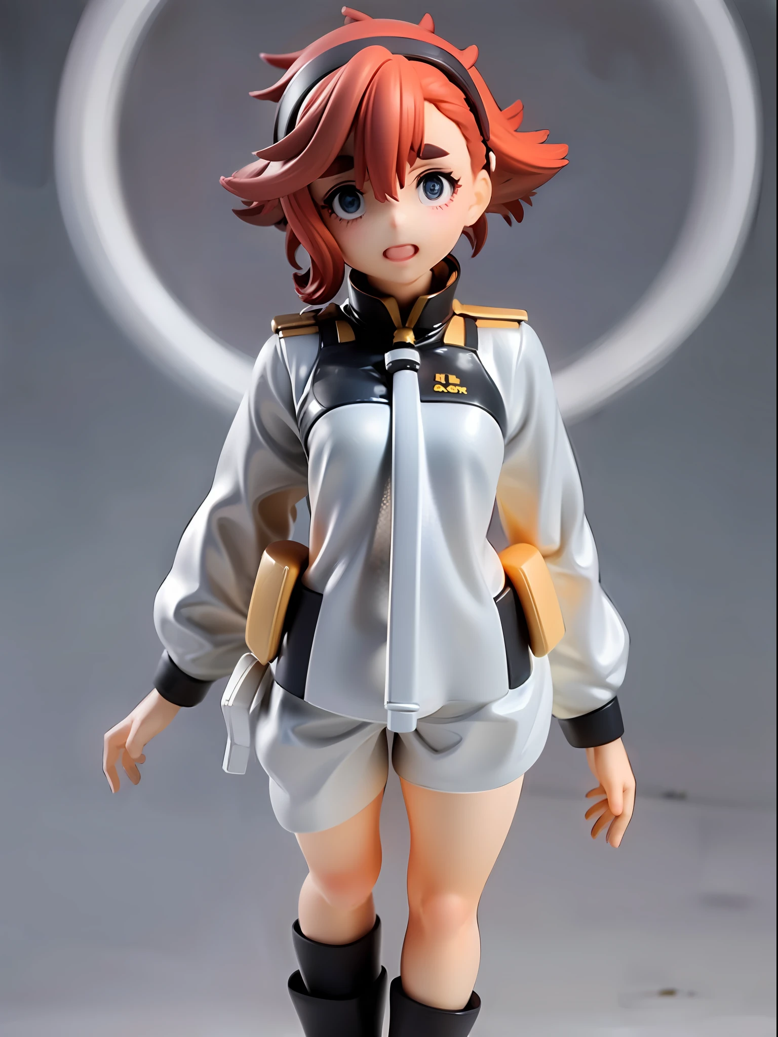 1girl, suletta mercury, (shy:1.1), black boots, full body, (backlighting:1.2), in space colony, , look at viewer, open mouth, asticassia school uniform, white jacket, white shorts, wet skin, BREAK
,full body, chibi, [realistic], [3d], (3dcg), ((octane render)), [fisheye], smile, full body
BREAK
(8k, RAW photo, best quality, masterpiece:1.2), ultra high res, (((realistic, photo-realistic))), professional lighting, detailed lighting, professional photography, fisheye, dynamic angle, high quality, high res, extremely detailed, bloom
BREAK
depth of field, sketch, sharp focus, soft lighting, good composition, god light highlight, detailed, (((photorealistic details))), detailed skin, to8contrast style