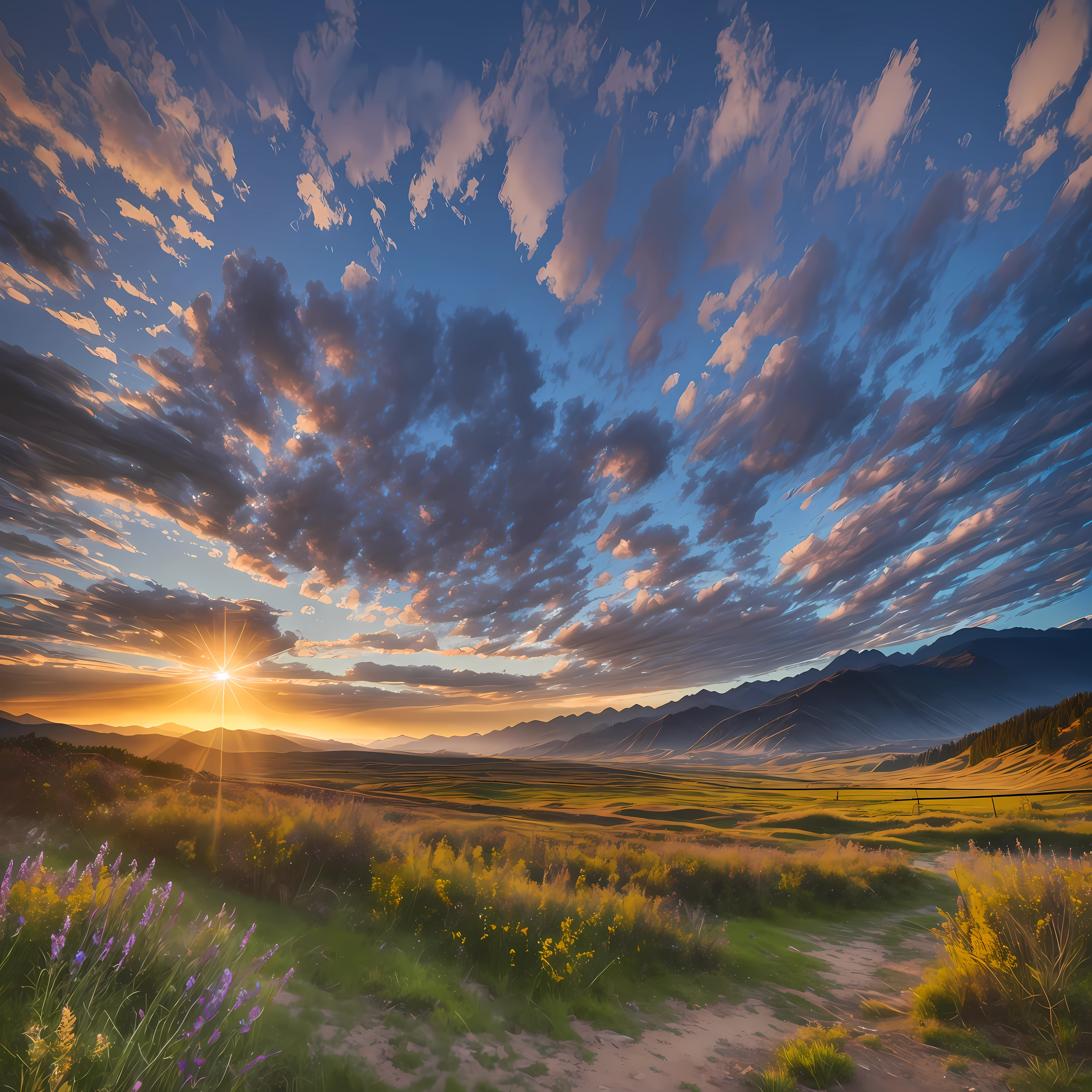 Professional High Quality HDR Photo with (Low) Dramatic Sky Imagination [Atmospheric] Global Dramatic Lighting, (Ambient Lighting), Volumetric Light on Flickr, Valley, Art Photography (Martin Benka) --auto --s2