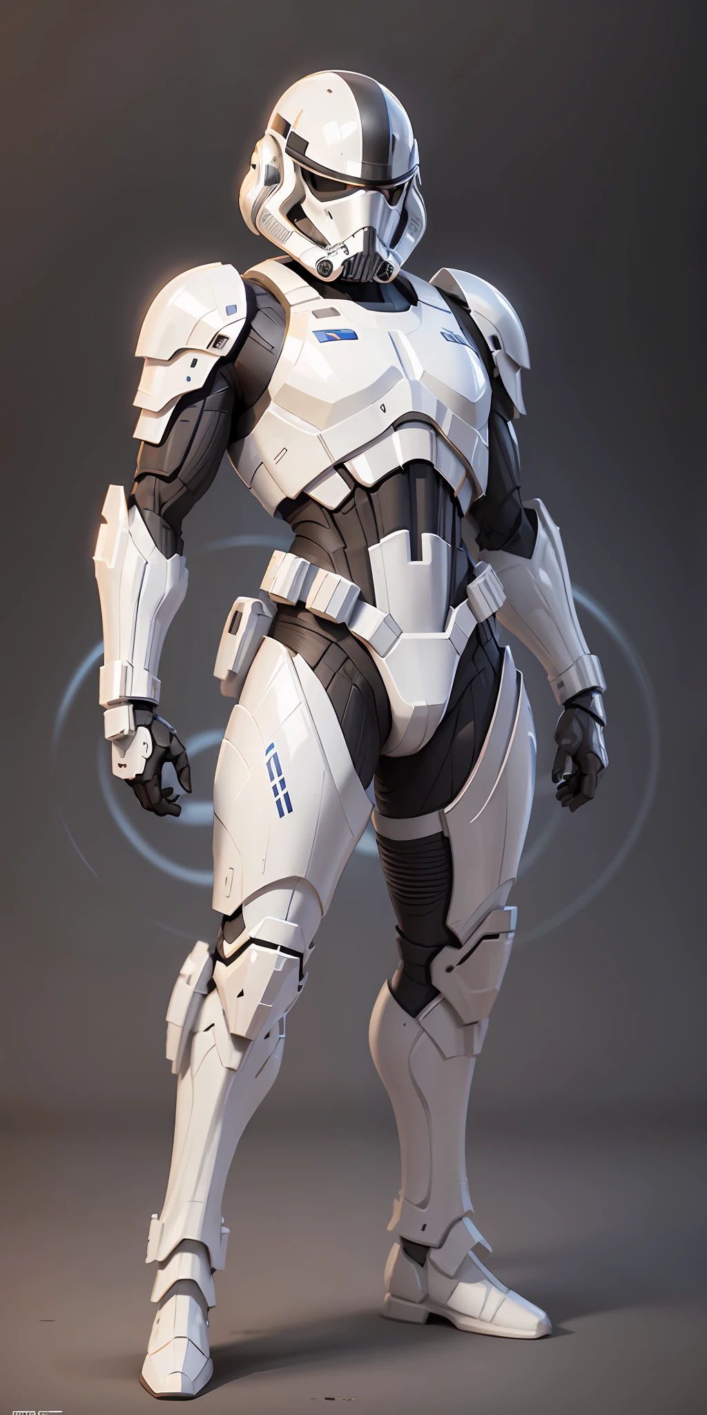 Knight Darth Vader from star wars, frontal, full-length, looking at the camera, facing the audience, standing pose, simple background, three-dimensional light, detailed full-body concept, sleek digital concept art, beautiful full-body concept art, art trend, full-length CGsociety,