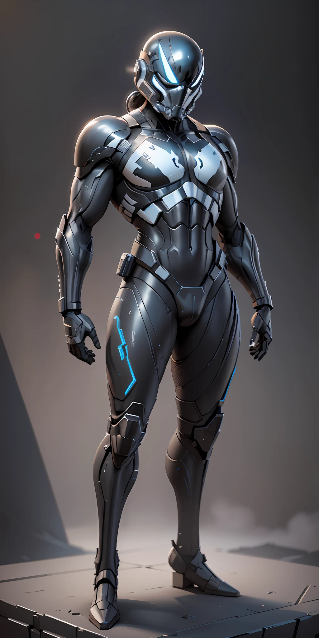 Knight Darth Vader from star wars, frontal, full-length, looking at the camera, facing the audience, standing pose, simple background, three-dimensional light, detailed full-body concept, sleek digital concept art, beautiful full-body concept art, art trend, full-length CGsociety,