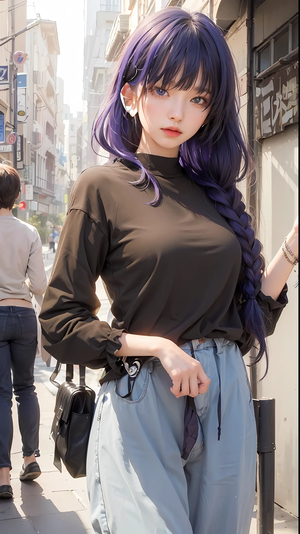 best quality, masterpiece, ultra high res, (photorealistic:1.2), 1girl, (detailed face:1.2), (detailed eyes:1.2), (detailed hair:1.2), (detailed clothes:1.2), 4k, ,