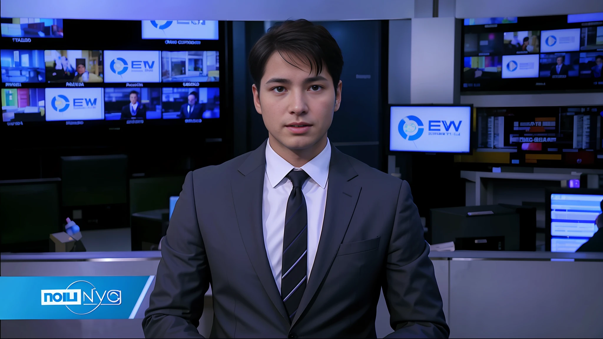 arafed man in a suit and tie sitting in front of a tv, news segment, news report, news footage, news coverage, news broadcast, high quality news footage, evening news program, captura, breaking news footage, tv news, news archive, editorial footage, breaking news, journalist photo, news reporter anthony conn, in the background