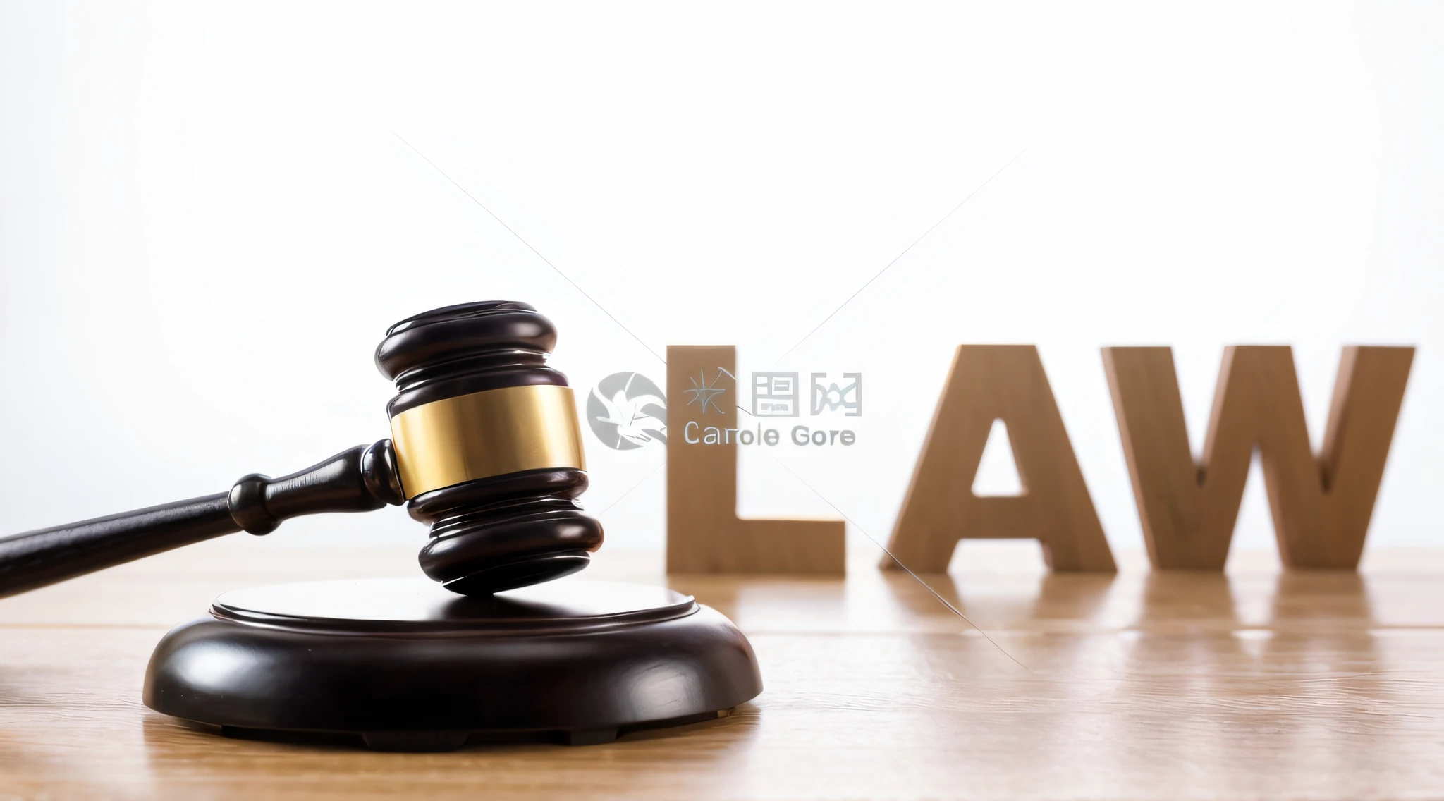 a close up of a wooden gavel on a table with the word law in the background, lawyer, law - alligned, law aligned, gavel, law contrasts, judge's gavel, 王琛, justice, 千 葉 雄 大, ad image, exploitable image, product introduction photo --auto --s2