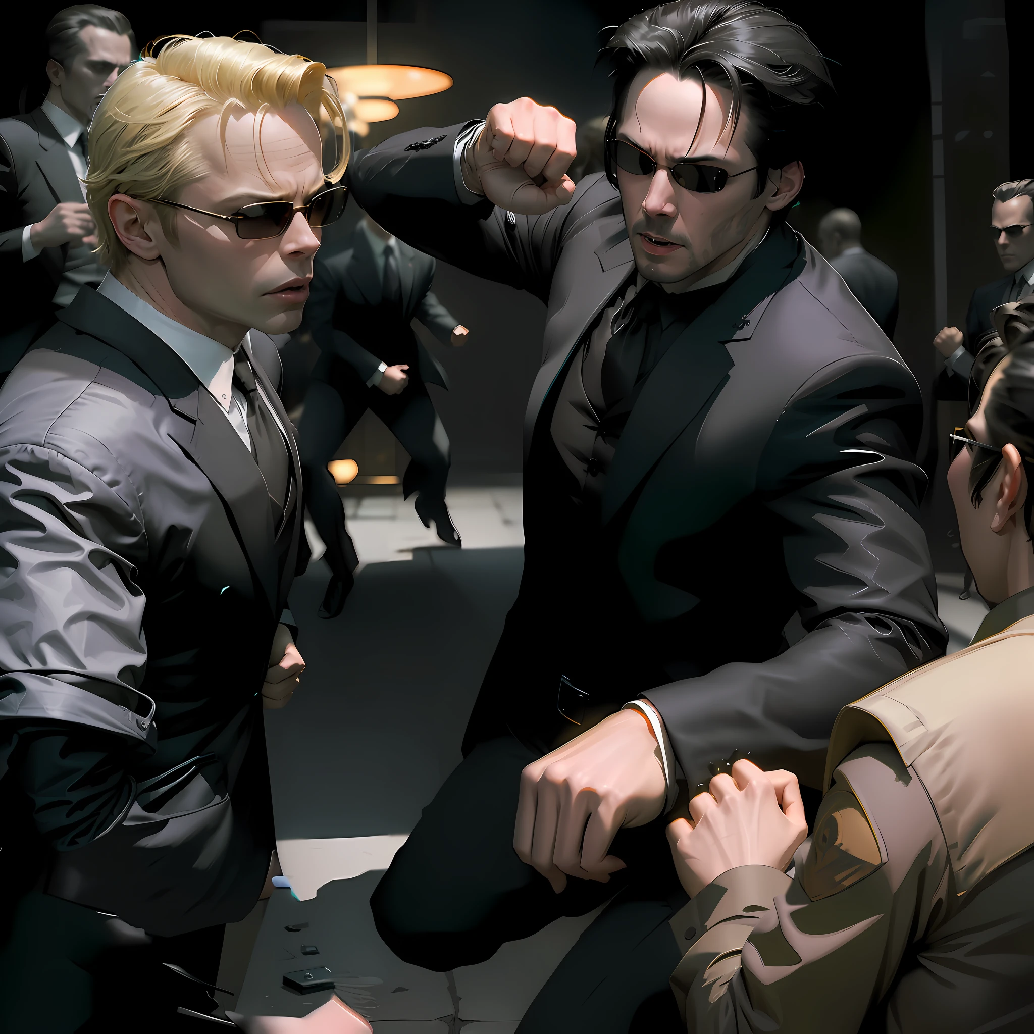 black suit, arm wearing suit, long sleeve