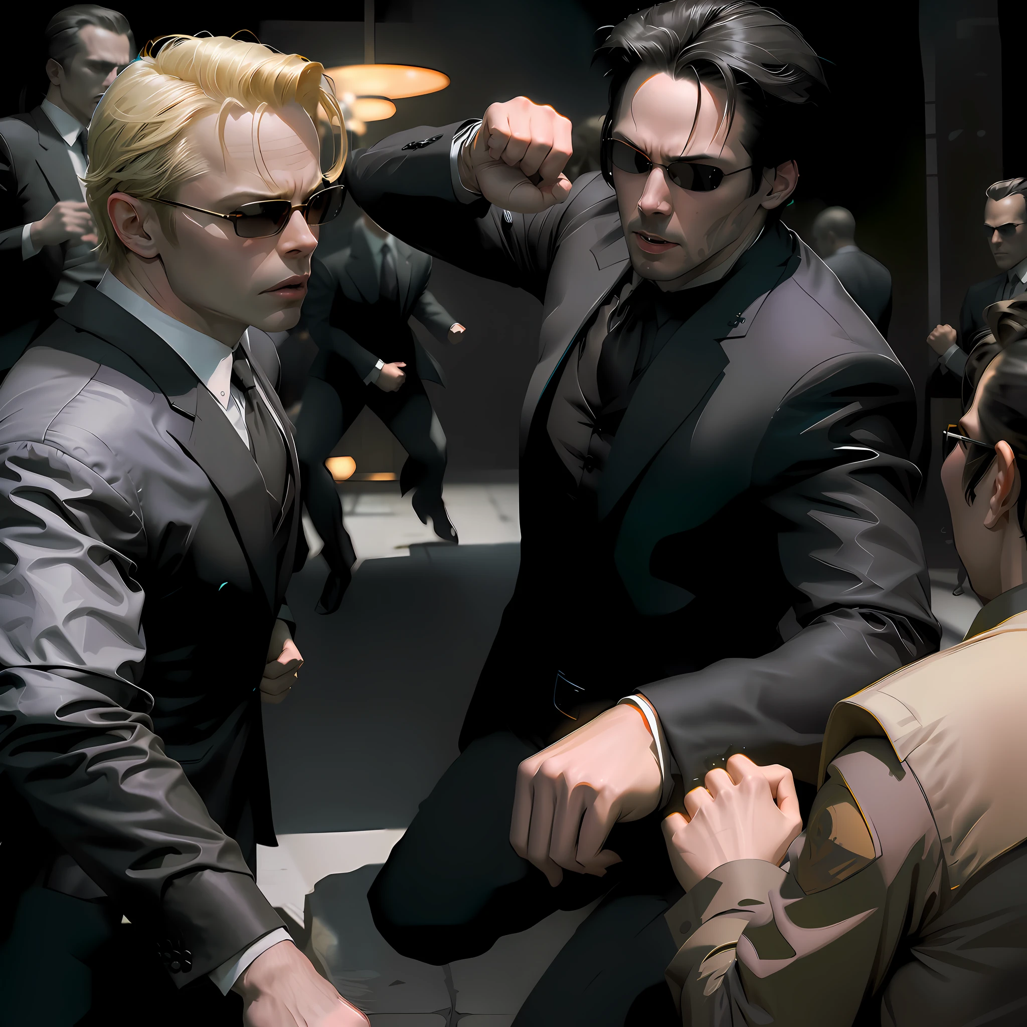 black suit, arm wearing suit, long sleeve